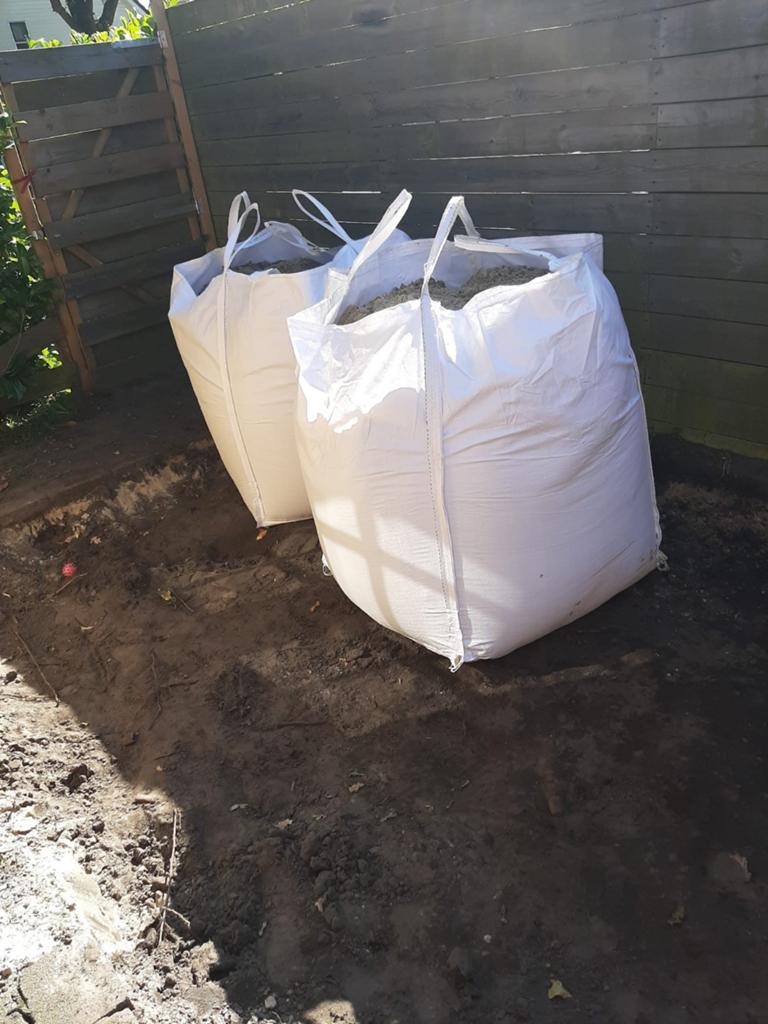 Straatzand/witzand in big bag van een kuub, Tuin en Terras, Zand, Ophalen of Verzenden, Nieuw
