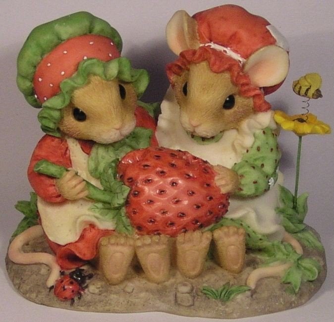 Mouse Tales Strawberry Shortcake (nieuw) muis muizen, Verzamelen, Ophalen of Verzenden, Nieuw, Dier