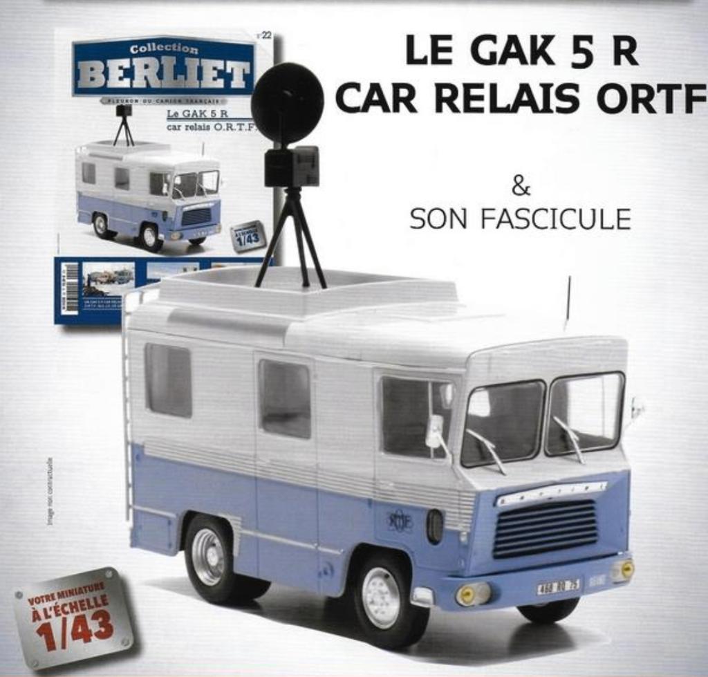 Berliet Gak 5R TV camerawagen ORTF  schaal 1/43 serie # 22, Verzenden, Nieuw, Bus of Vrachtwagen, Overige merken