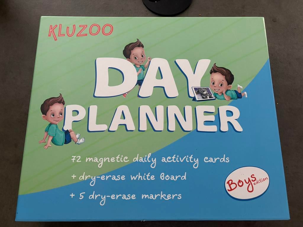 Kluzoo dagplanner / kinderplanbord, Ophalen of Verzenden, Zo goed als nieuw