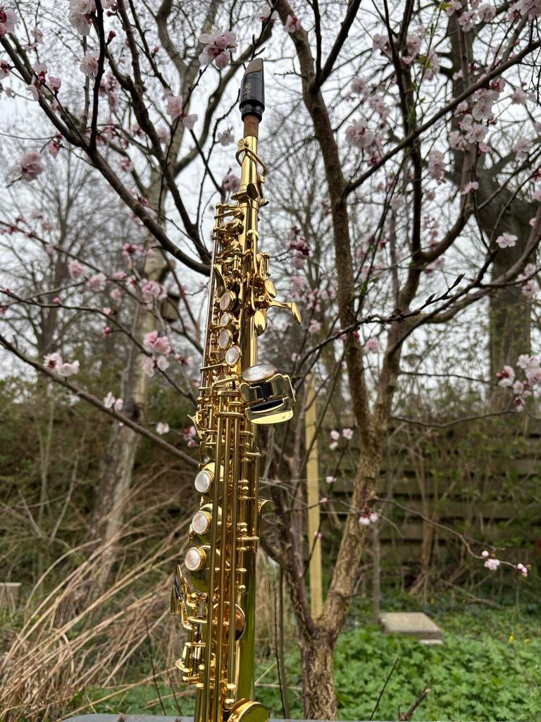 Yanagisawa S-WO10 Sopraan Saxofoon, Ophalen, Zo goed als nieuw, Sopraan, Met koffer