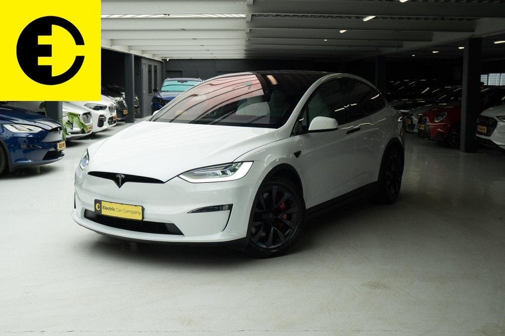 Tesla Model X Plaid AWD 6p. 100kWh | Wit leder | 1020 PK | I, Automaat, Model X, Gebruikt, 100 kWh