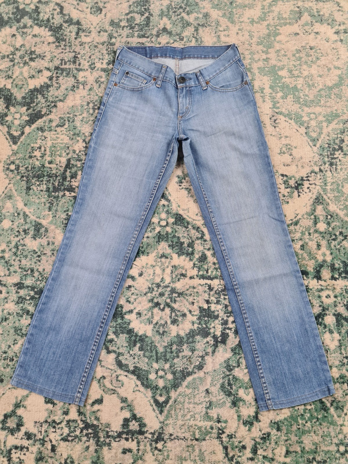 Levi’s 580 straight leg W26 L30 Dames Tulsi2630 Low-rise, Blauw, Ophalen of Verzenden, Zo goed als nieuw, W27 (confectie 34) of kleiner