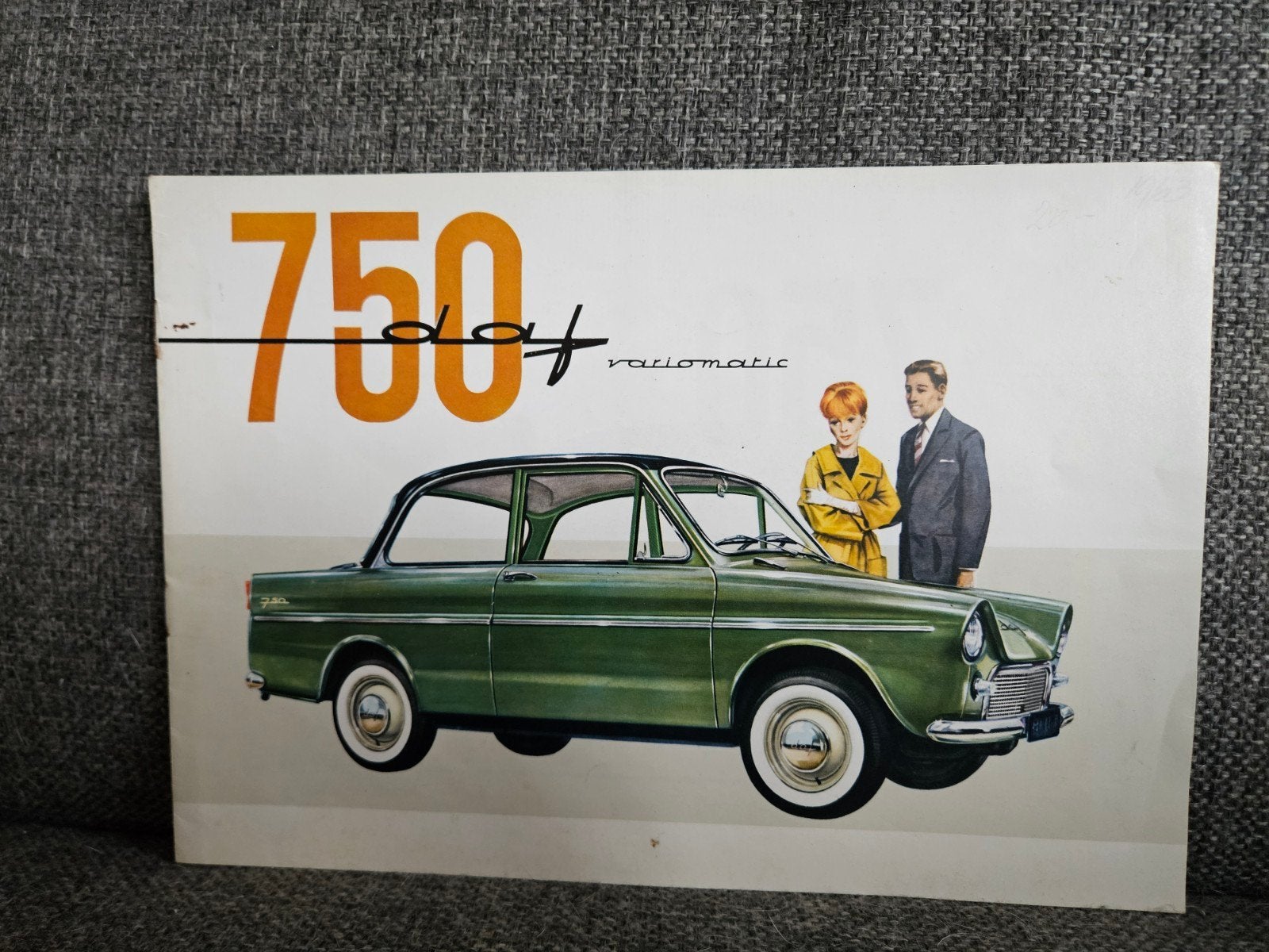 DAF 750 Variomatic Brochure - Origineel uit 1961, Verzenden, Gelezen, Overige merken