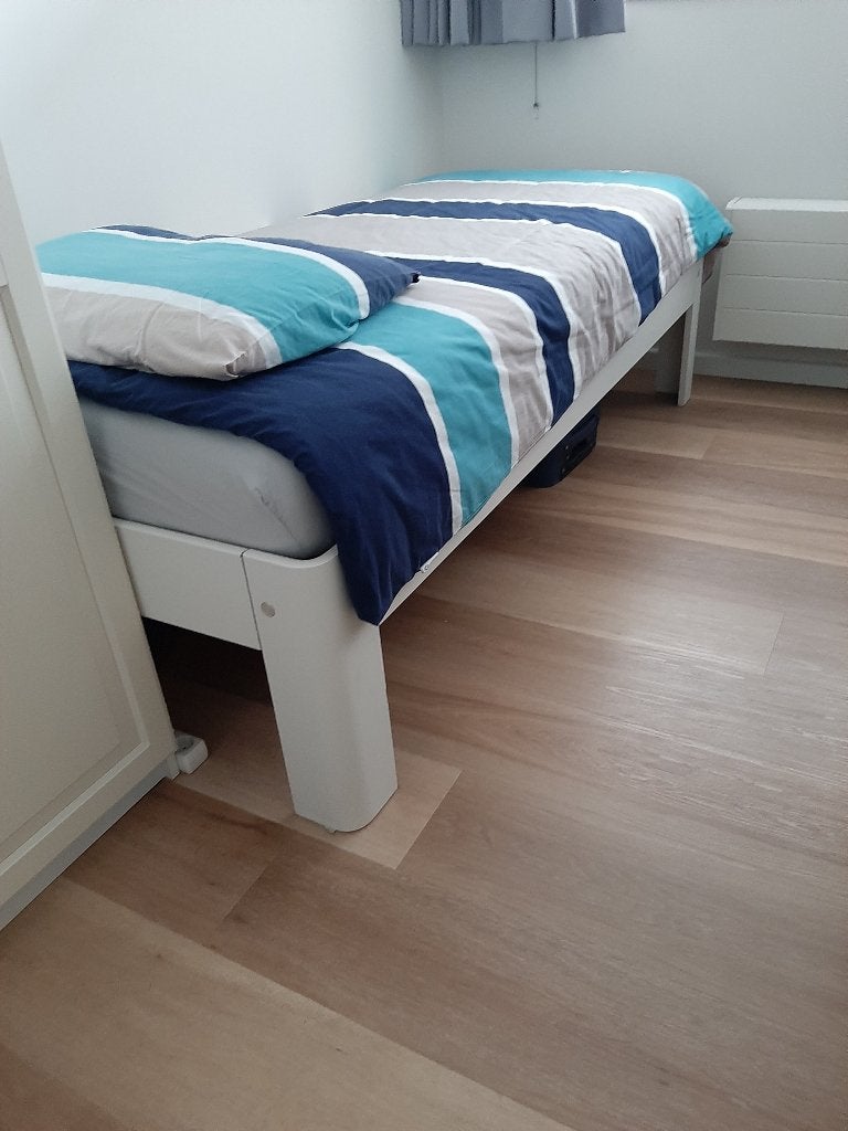 Elektrisch verstelbaar Auronde Auping bed, 90x200, Huis en Inrichting, Ophalen, Verstelbaar, 90 cm, Eenpersoons