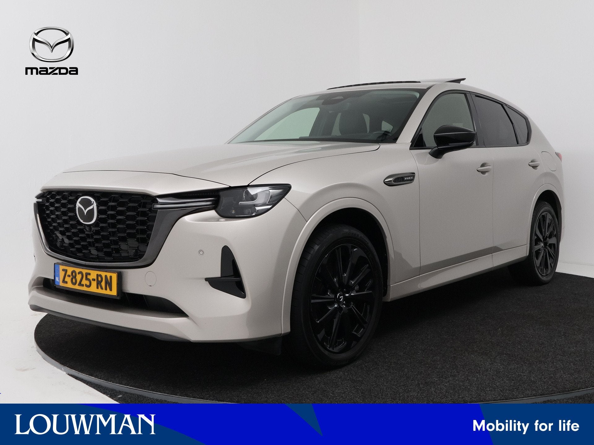 Mazda CX-60 2.5 e-SkyActiv PHEV Homura | FULL OPTIONS | Trek, Auto's, Mazda, Gebruikt, 4 cilinders, 2500 kg, Bedrijf