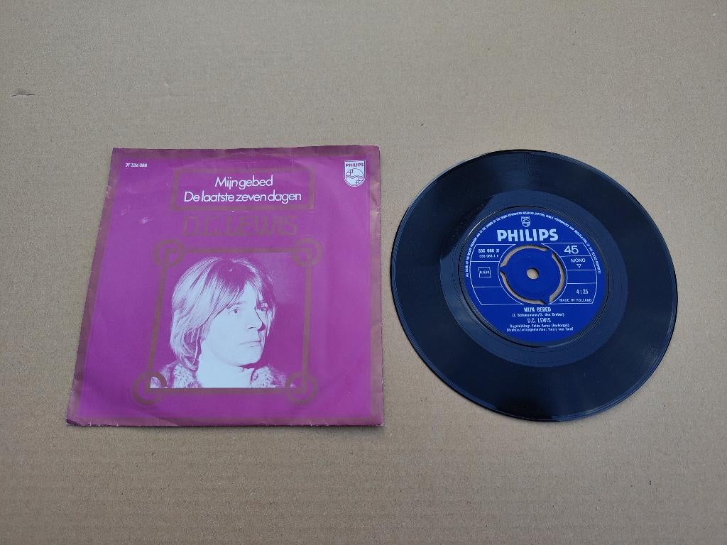 Single: D.C Lewis - Mijn Gebed (1970), Cd's en Dvd's, Vinyl Singles, Verzenden, Gebruikt, Nederlandstalig