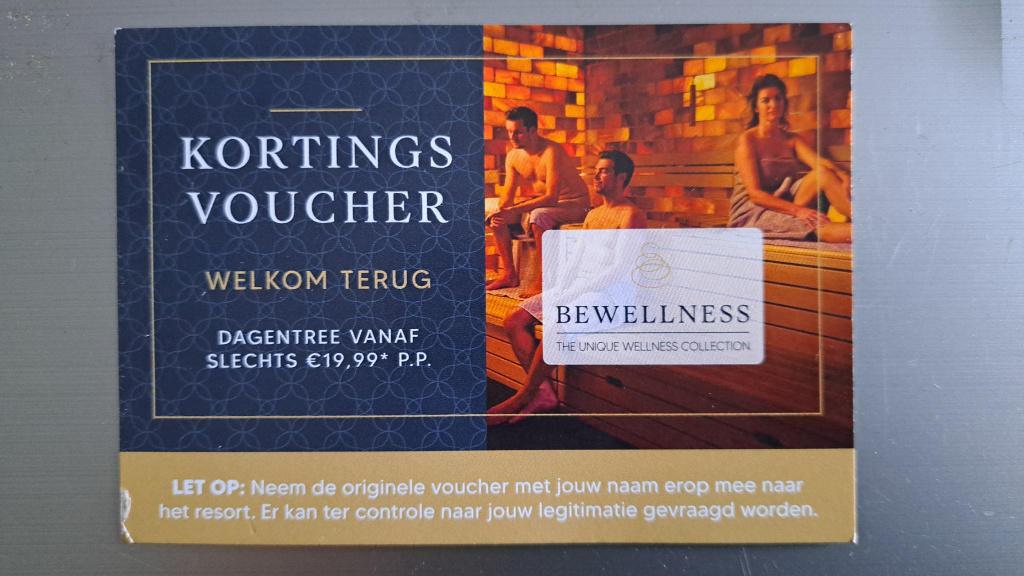 Dag Entree Sauna Wellness Resorts €19,99 excl. tot 11/5/2026, Tickets en Kaartjes, Eén persoon, Kortingsbon, Spa of Sauna