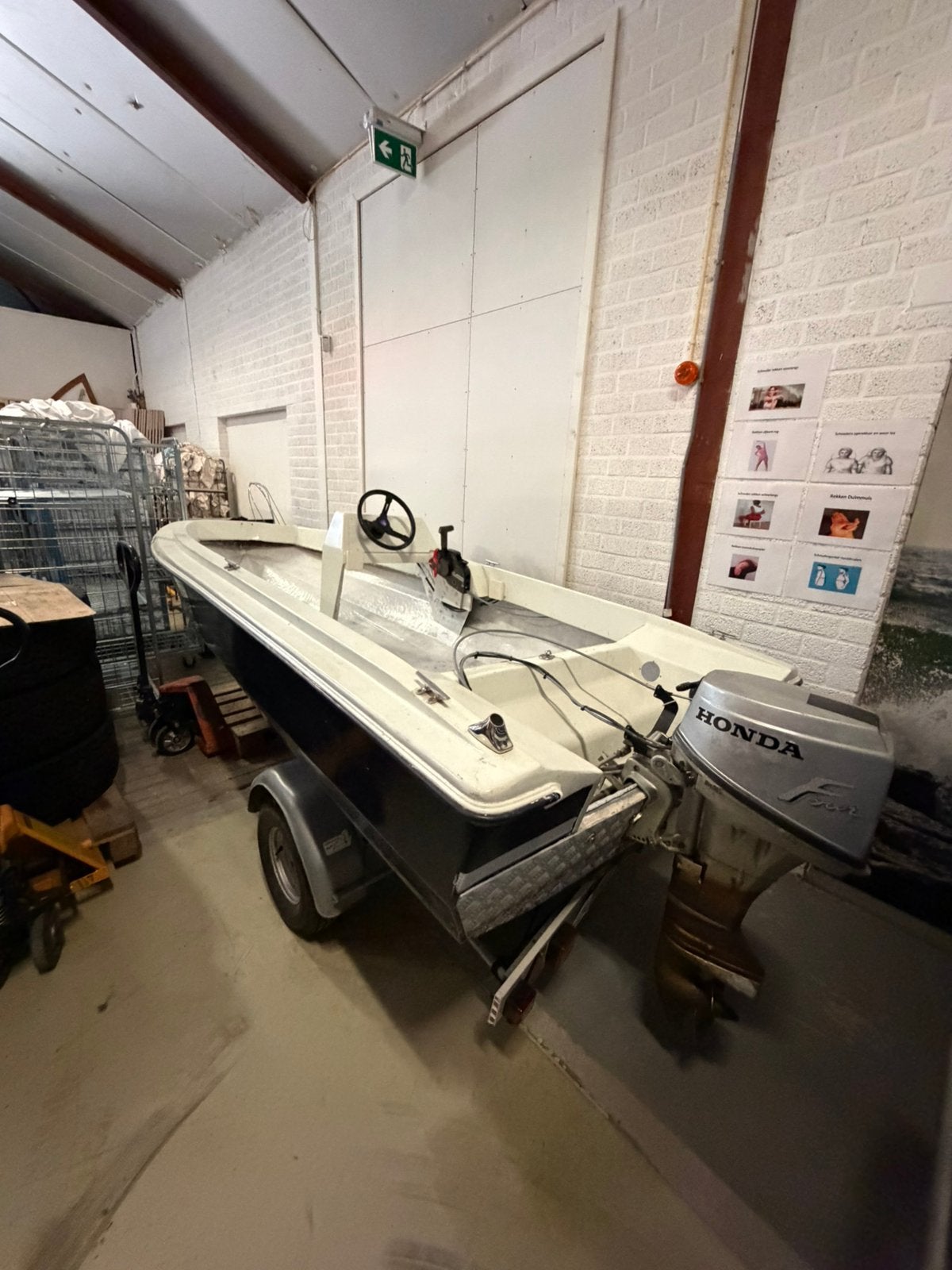 Motor bootje 8pk, Watersport en Boten, Motorboten en Motorjachten, Gebruikt, Ophalen of Verzenden