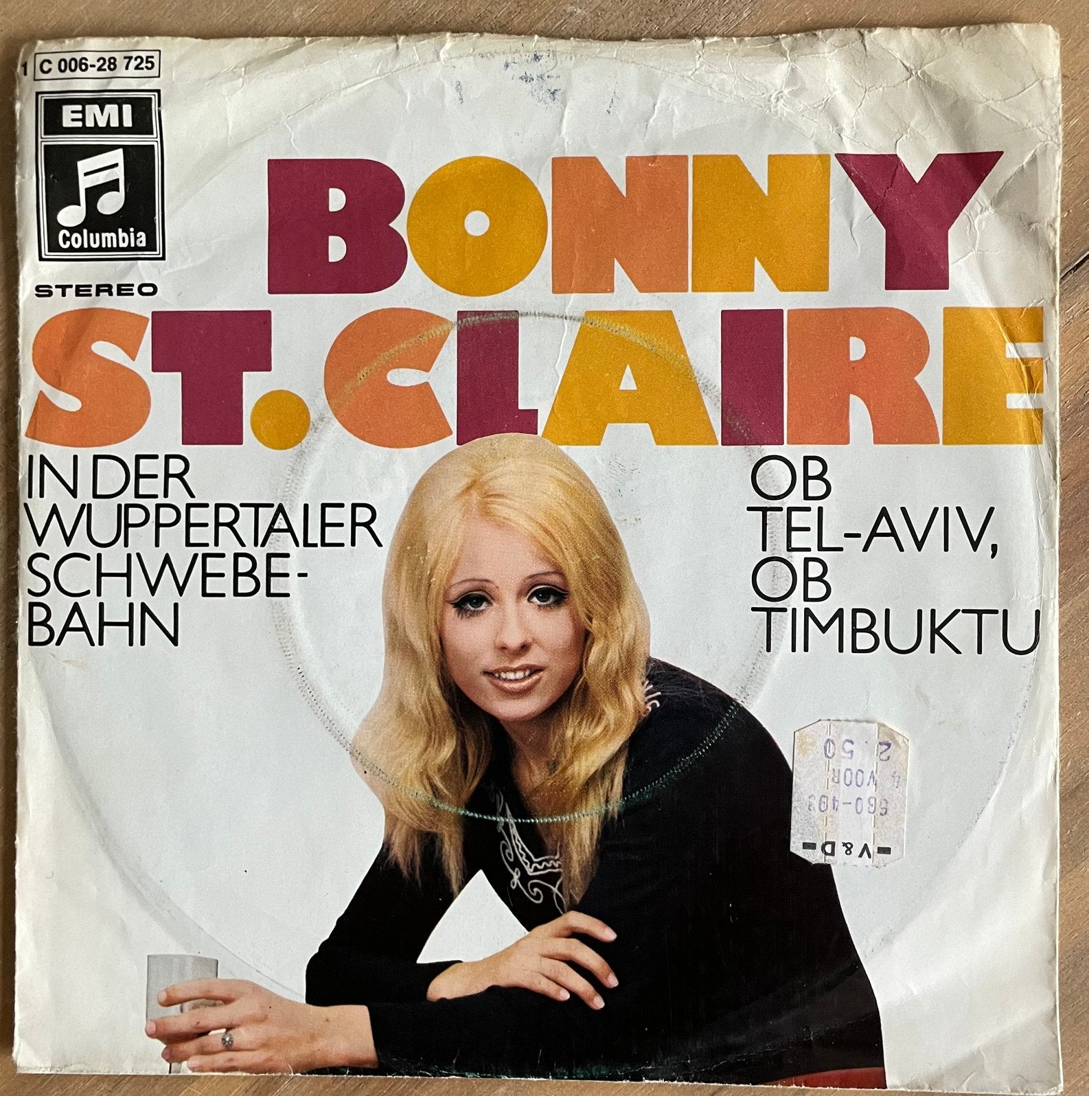 Bonny St.Claire- In der wuppertaler schwebebahn, Ophalen of Verzenden, Gebruikt, Overige genres
