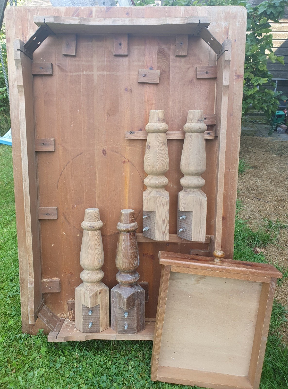 grenen salontafel. leuk opknapproject, Ophalen, Gebruikt, 100 tot 150 cm, Rustiek