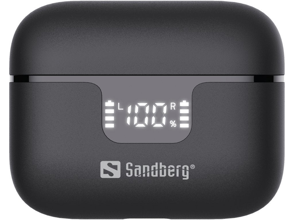 Wireless Earbuds ANC+ENC, Sasndberg A/S, Bluetooth, Zwart, https://sandberg.world/nl-nl/product/wireless-eearbuds-ancenc