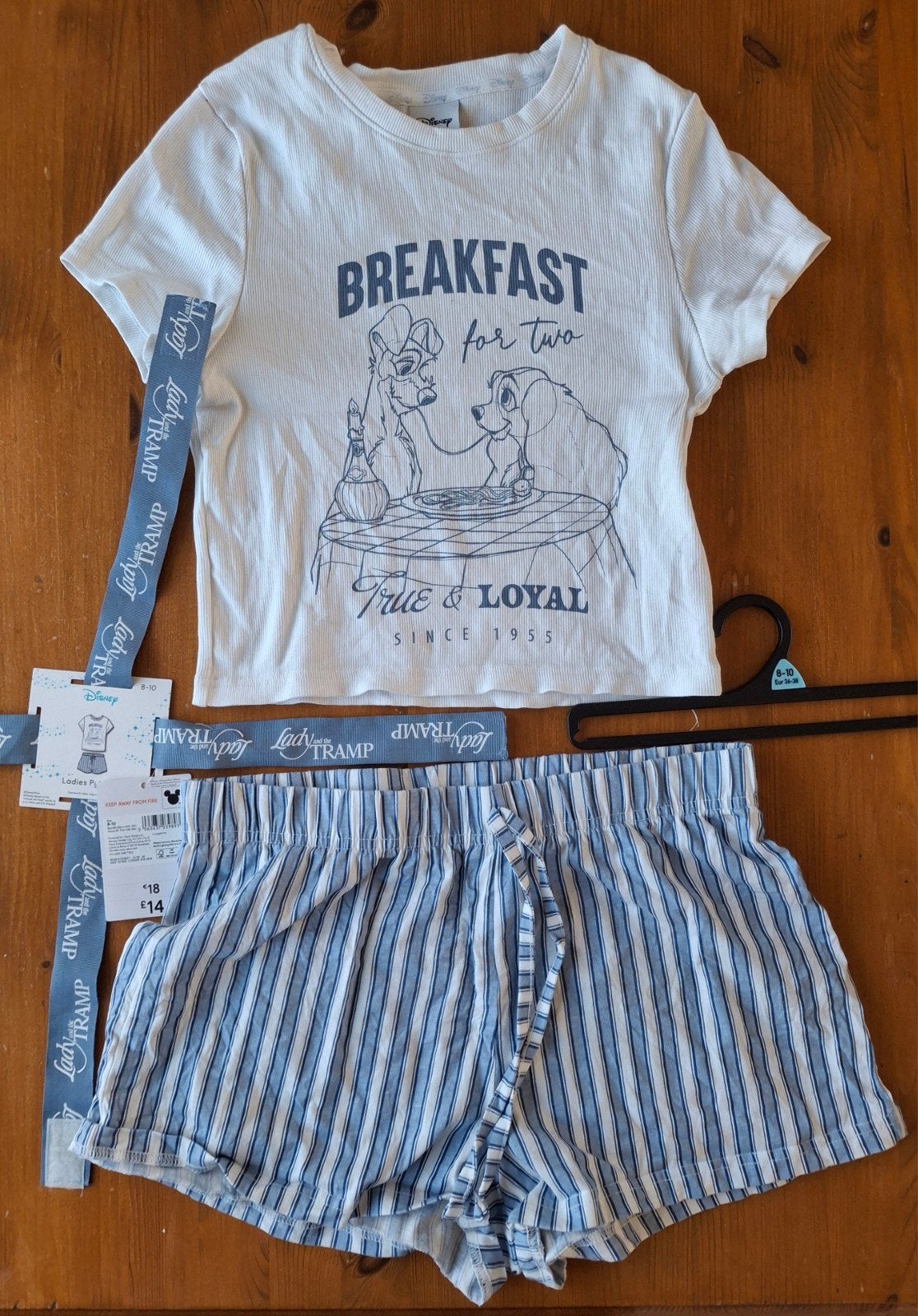 Disney "Lady and the Tramp" pyjama set, maat 36-38, Kleding | Dames, Disney, Ophalen of Verzenden, Nieuw, Maat 36 (S)