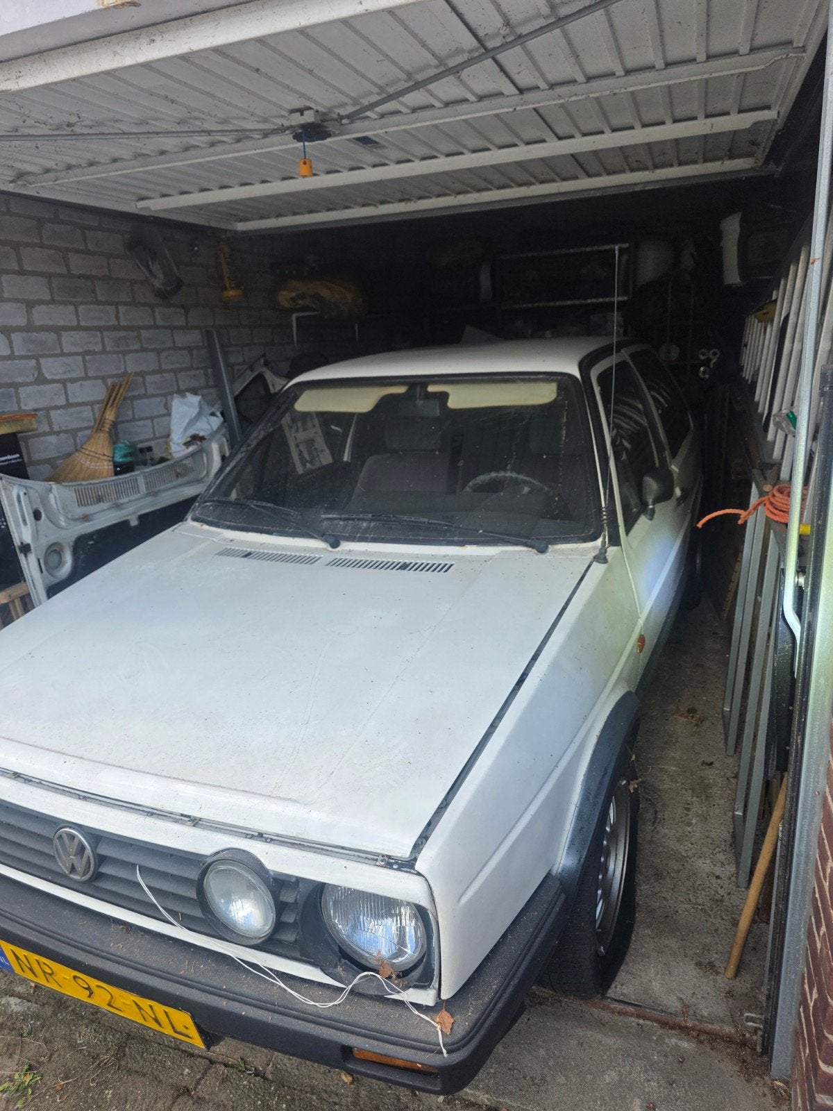 Volkswagen Golf 1.6 C D 40KW 1985 Wit, Auto's, Voorwielaandrijving, 54 pk, 4 cilinders, Wit