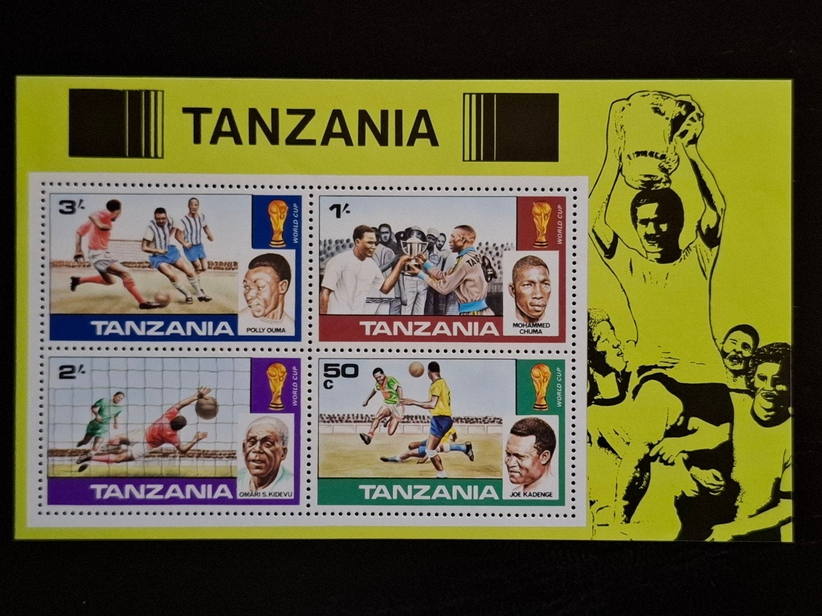 Tanzania 1978 WK voetbal Argentinië, Postzegels en Munten, Ophalen of Verzenden, Tanzania, Postfris
