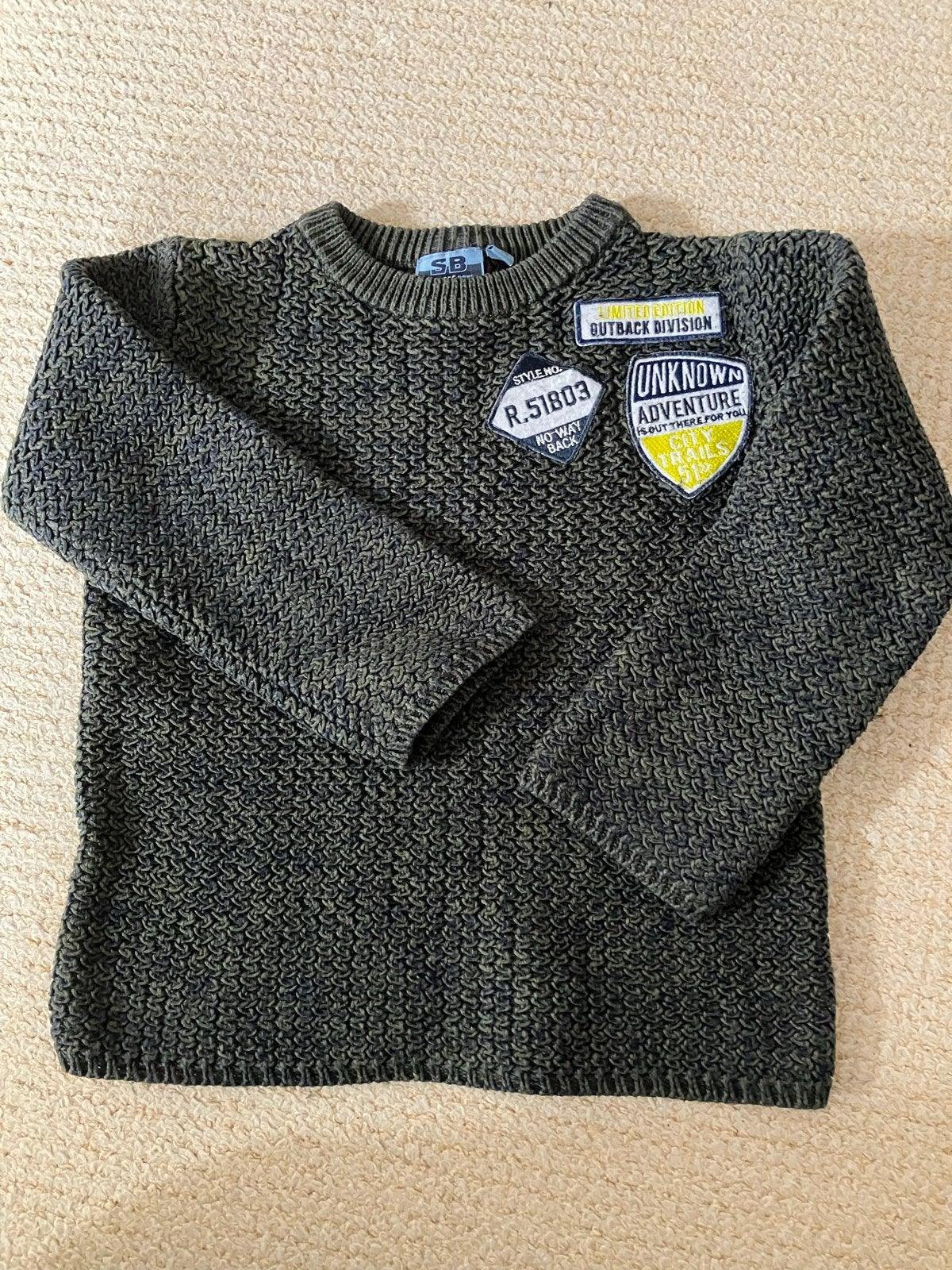 Zo goed als nieuwe kindertrui maat 104 - Scamps & Boys, Kinderen en Baby's, Ophalen of Verzenden, Zo goed als nieuw, Jongen, Trui of Vest