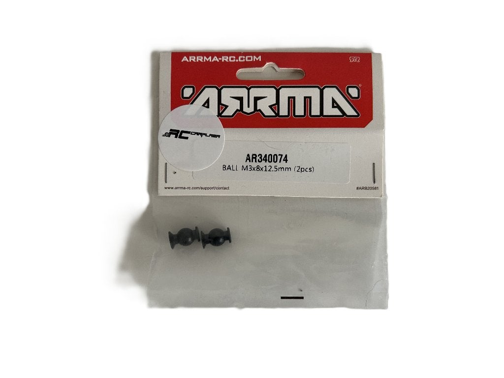 Arrma AR340074 ball m3x8x12.5mm 2pcs rc, Ophalen of Verzenden, Nieuw, Overige schalen, Onderdeel
