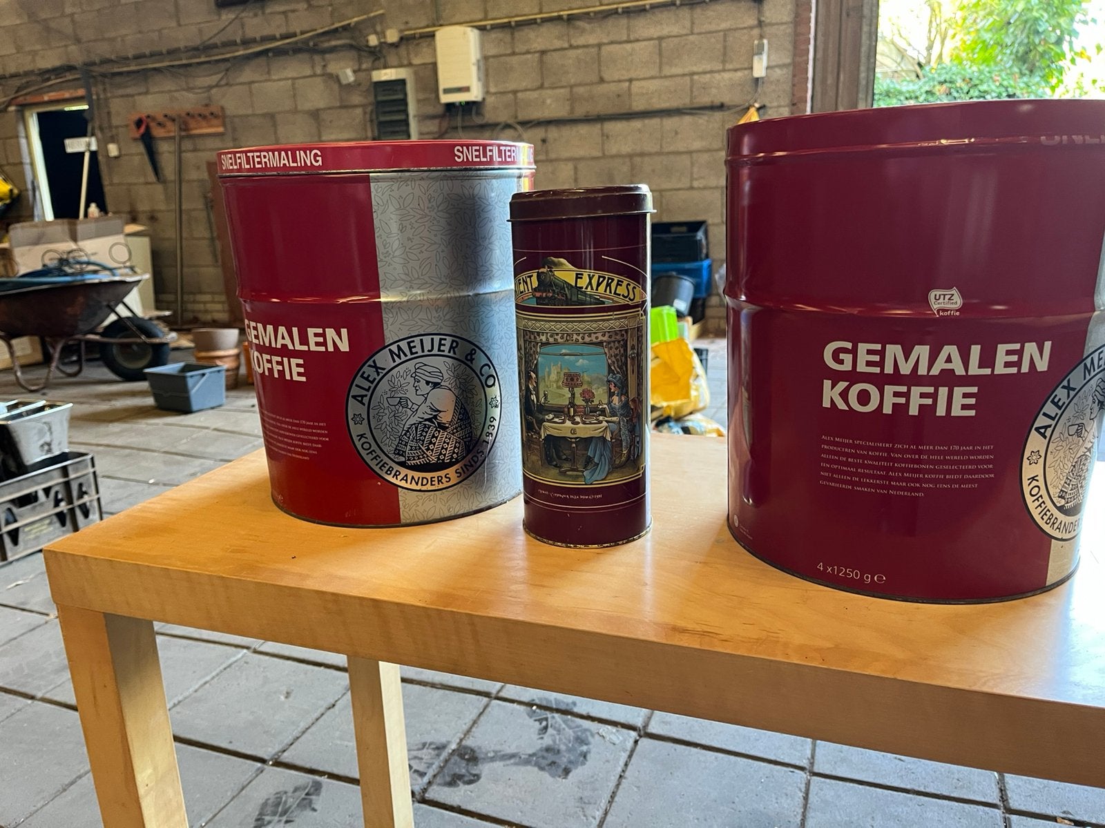 Opslag blikken, Ophalen, Gebruikt, Kunststof