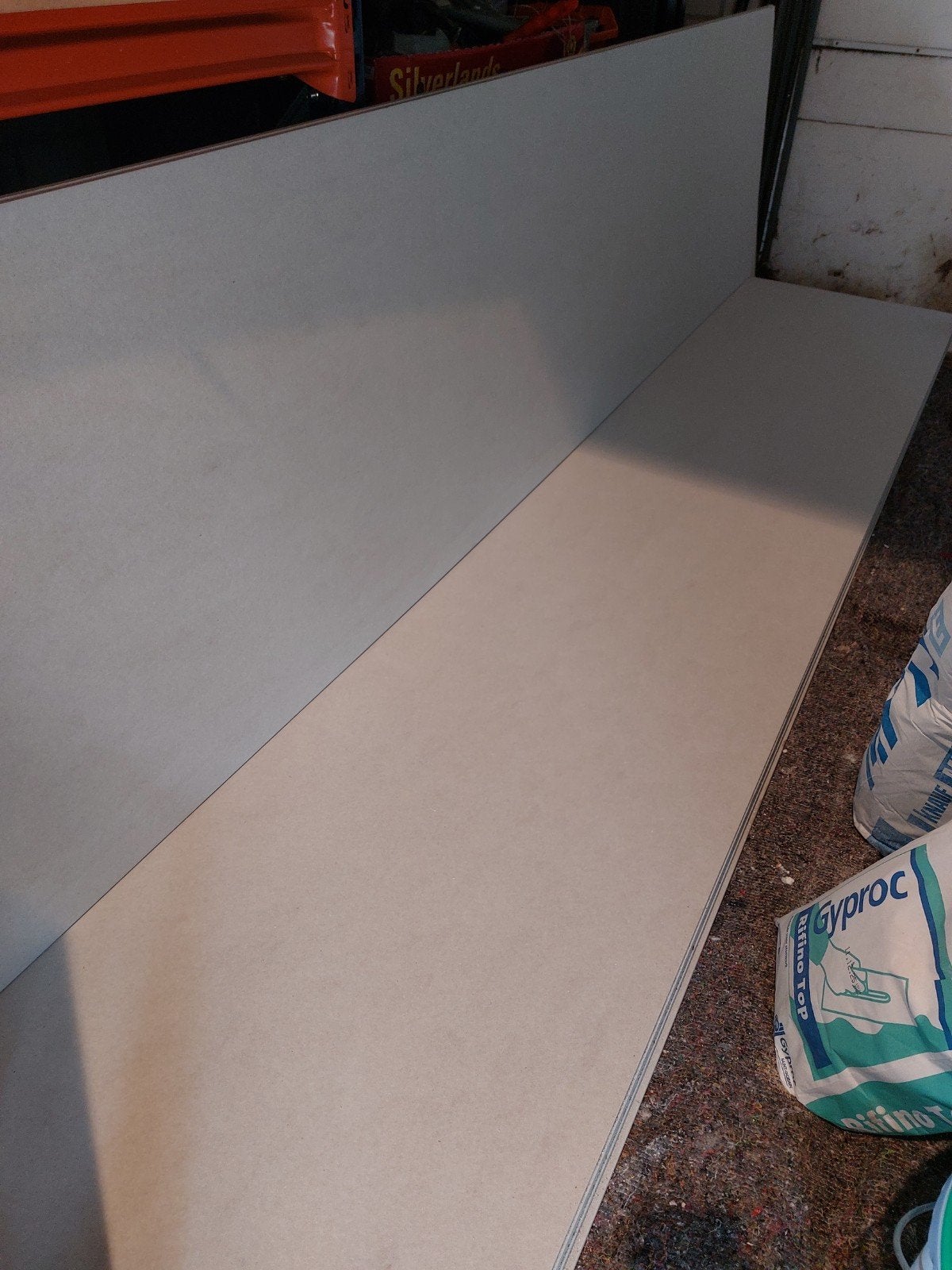 7 st. Knauf Gipsplaten 260x60x12,5 mm, Doe-het-zelf en Verbouw, Platen en Panelen, Ophalen of Verzenden, Nieuw, Overige materialen