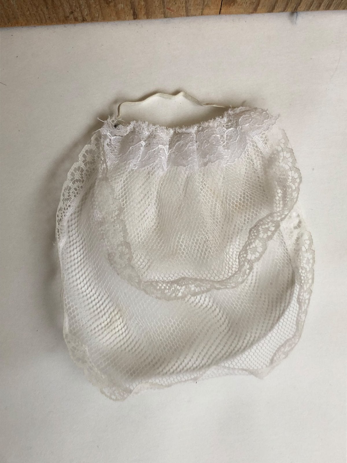 Witte sluier voor Barbie trouwjurk / bruiloft, Ophalen of Verzenden, Gebruikt, Barbie