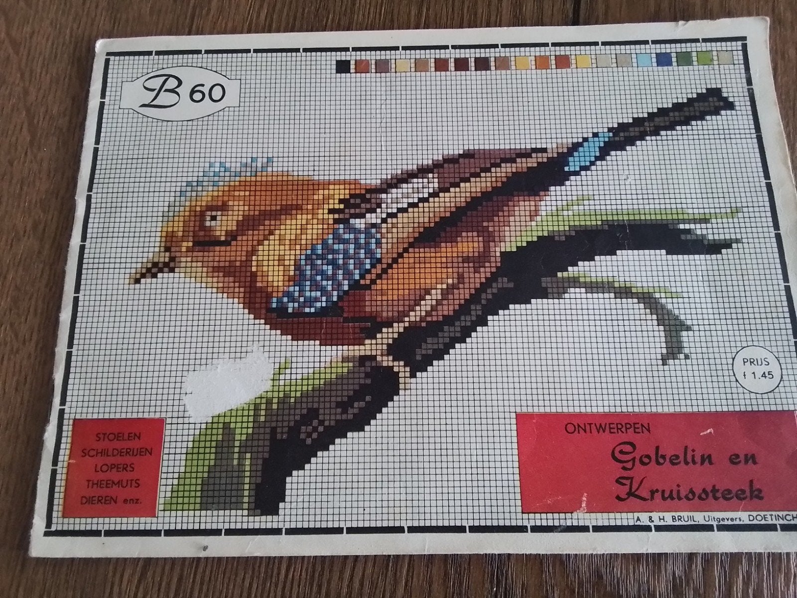 Mooi boekje gebelin kruissteek, Ophalen of Verzenden, Zo goed als nieuw, Handborduren, Patroon