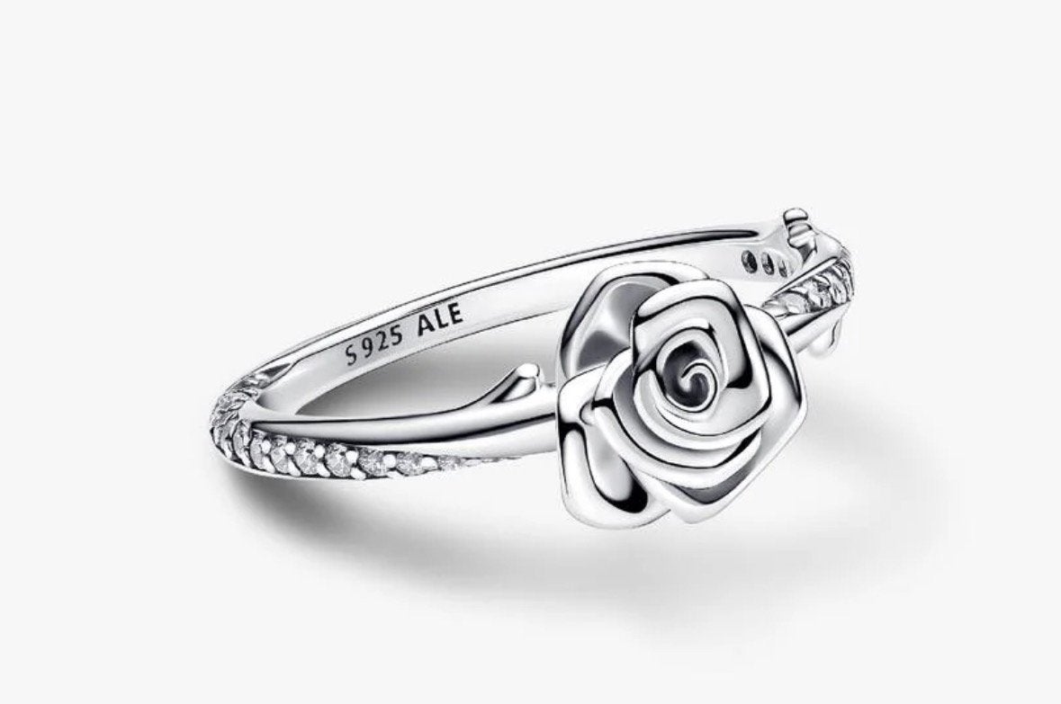 Ring Pandora, Sieraden, Tassen en Uiterlijk, Bedels, Ophalen of Verzenden, Zo goed als nieuw, Zilver, Pandora