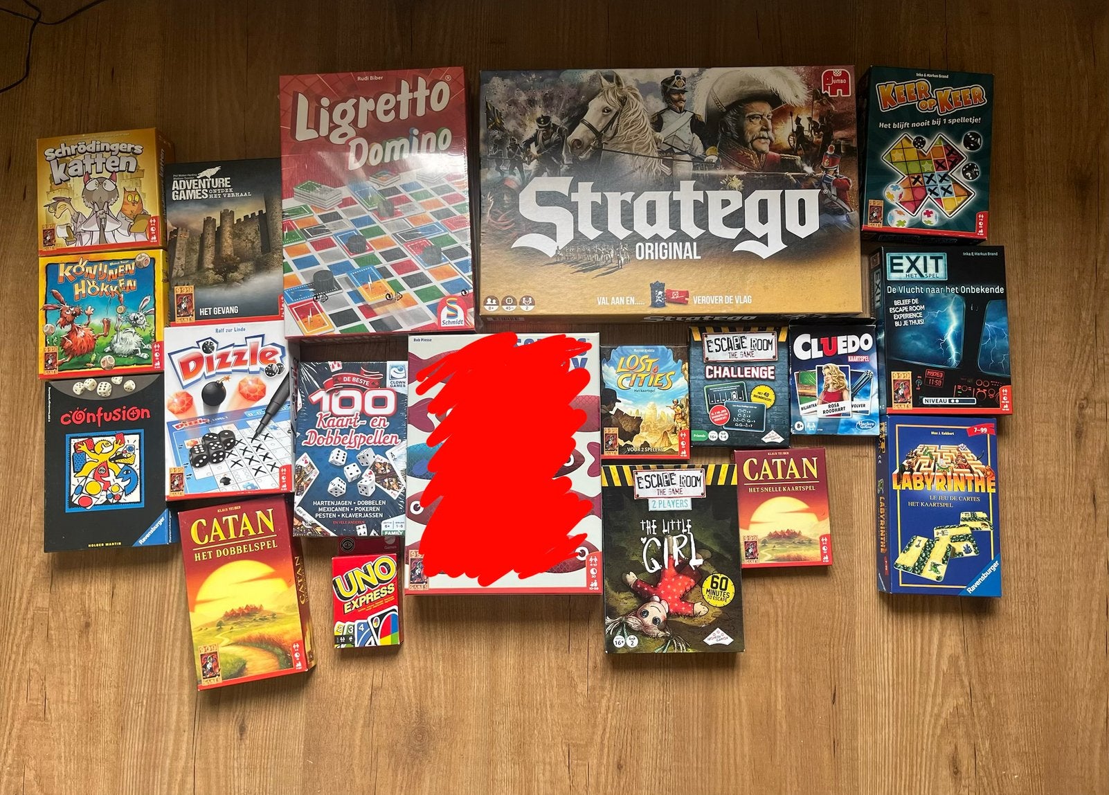 Grote collectie bord- en kaartspellen, Een of twee spelers, Ophalen of Verzenden, Gebruikt