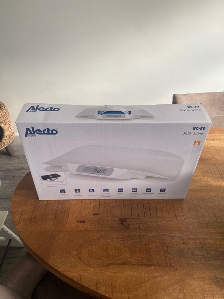 Alecto BC-30 Babyweegschaal - als nieuw, folie zit er nog op, Ophalen, 1 tot 500 gram, Overige typen, 10 tot 50 kg