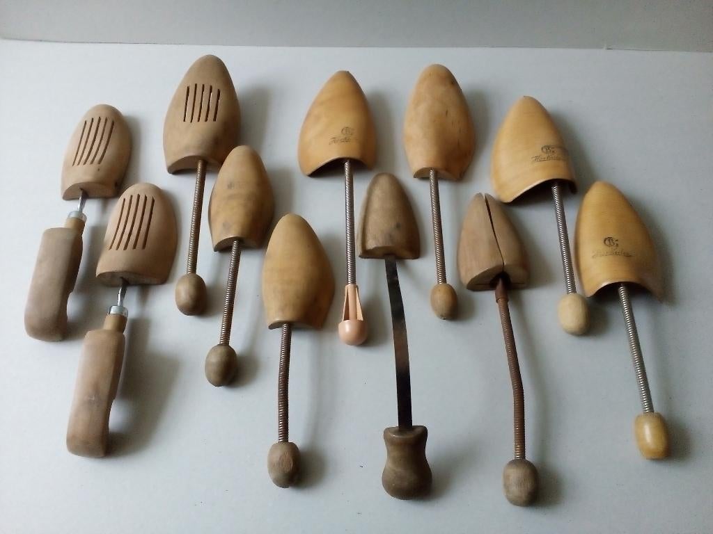 Lot oude Schoen /spanleesten. Hout/wanddecoratie., Antiek en Kunst, Ophalen of Verzenden
