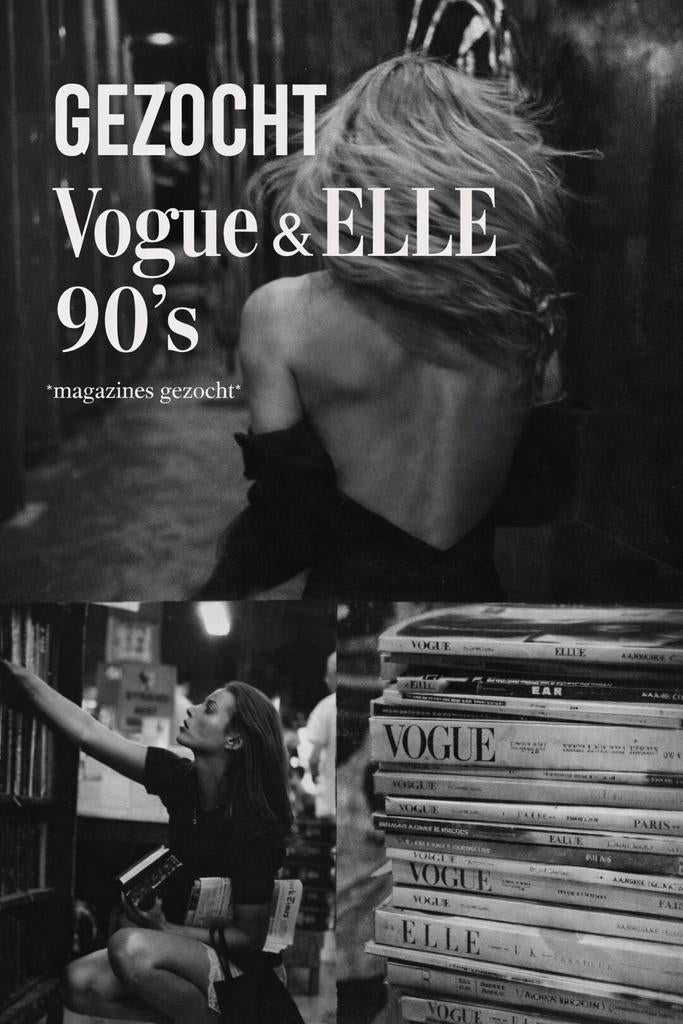Gezocht: Vogue & ELLE magazines (jaren ’90 / begin 2000), Ophalen of Verzenden, Fotografen