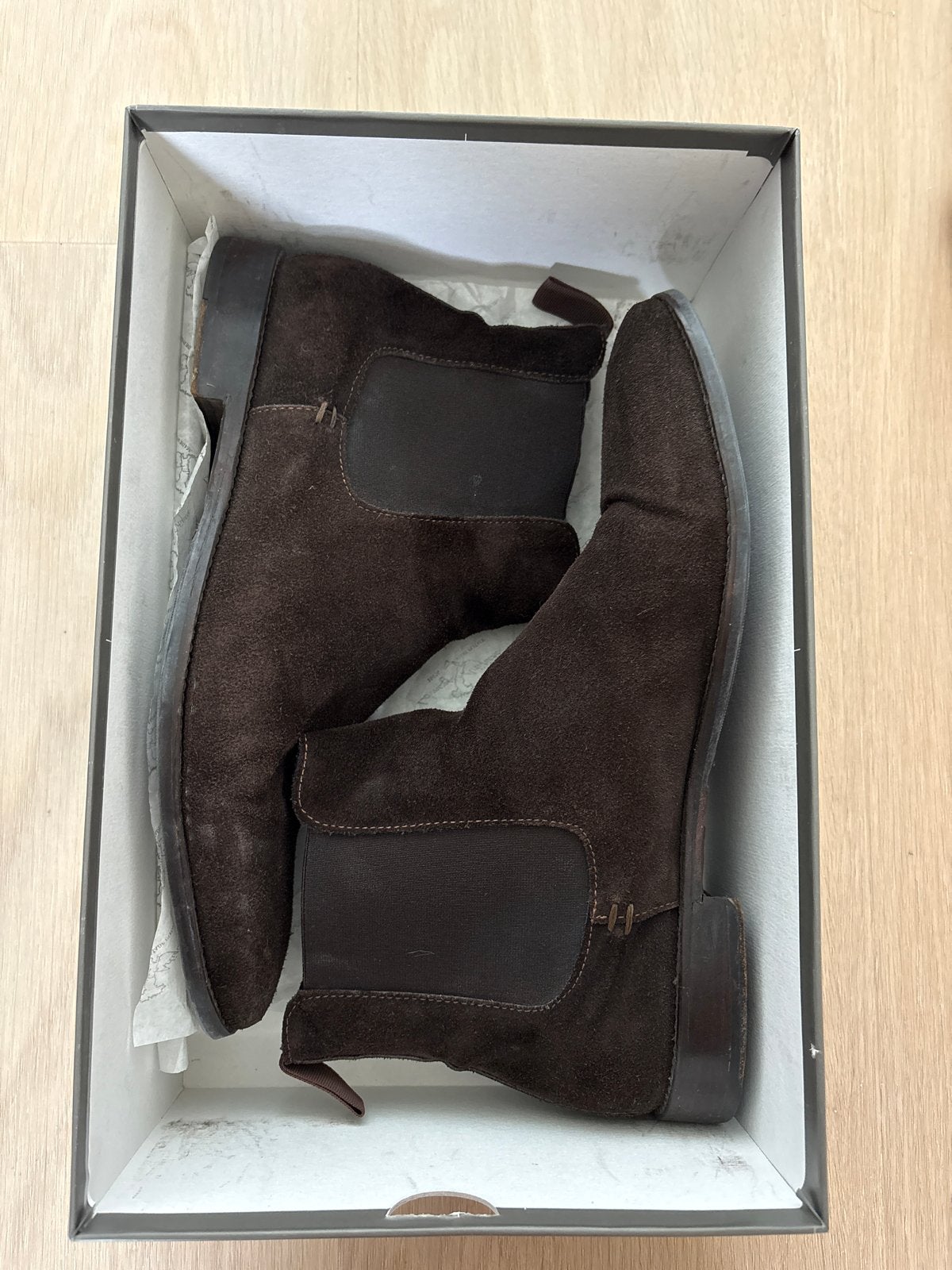 Daniel Kenneth Chelsea boots - Bruin suède - Maat 41, Daniel Kenneth, Bruin, Boots, Ophalen of Verzenden
