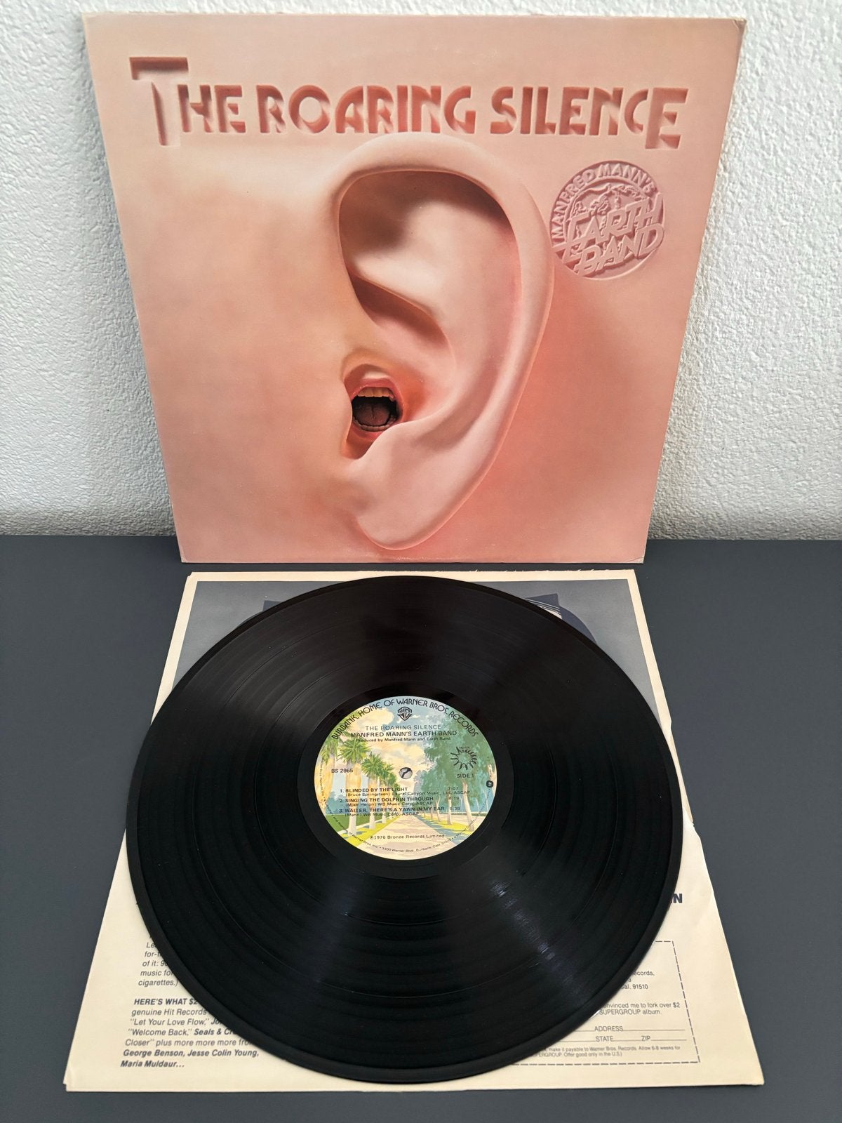 Manfred Mann's Earth Band - The Roaring Silence LP (1976), LP, 12 inch, Progressive Rock, Gebruikt