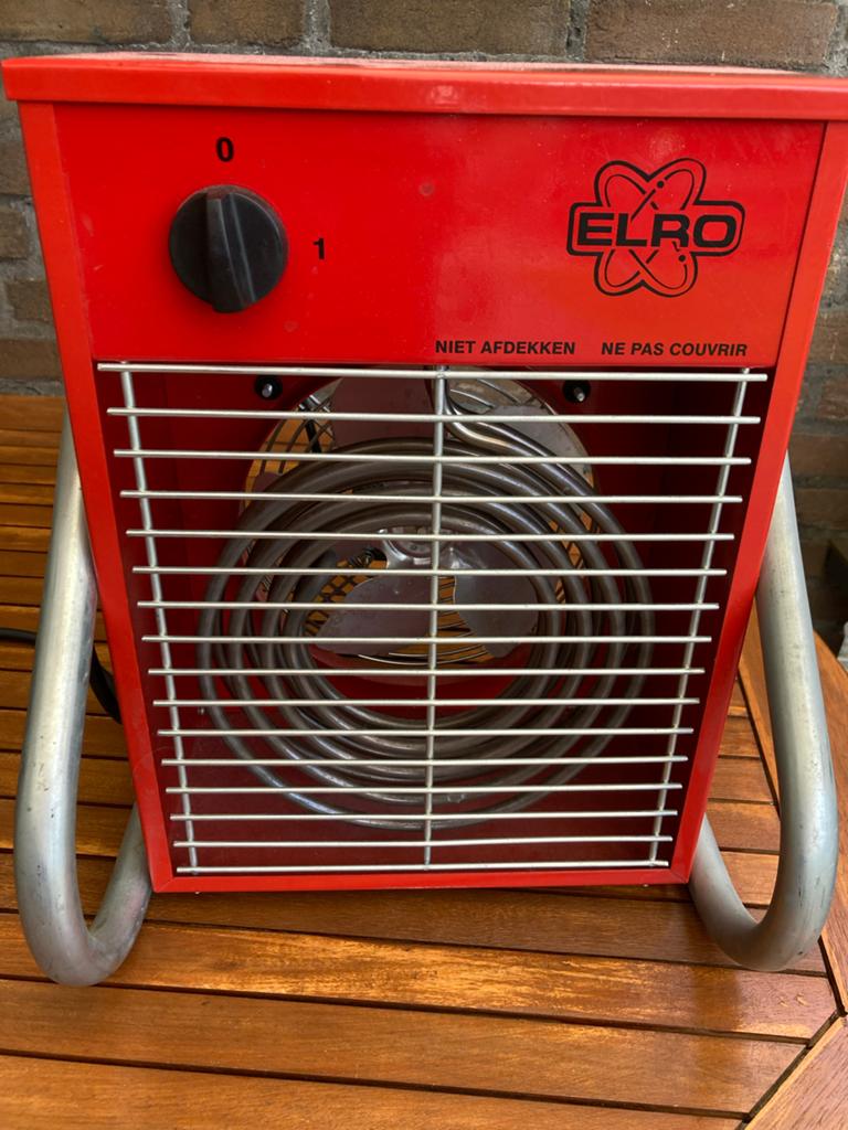 ELRO Bouwkachel VP 30 - 3000 Watt, Huis en Inrichting, Kachels, Ophalen, Gebruikt, Overige soorten, Elektrisch