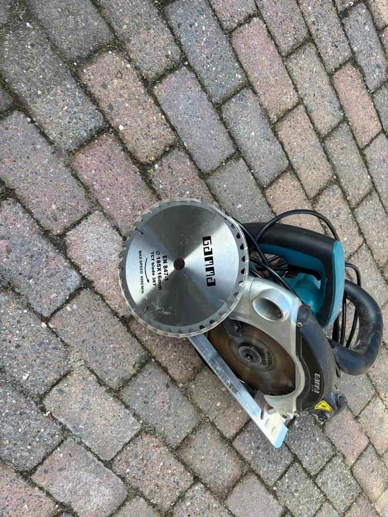 Cirkelzaag van Gamma, Ophalen, Gebruikt, Cirkelzaag