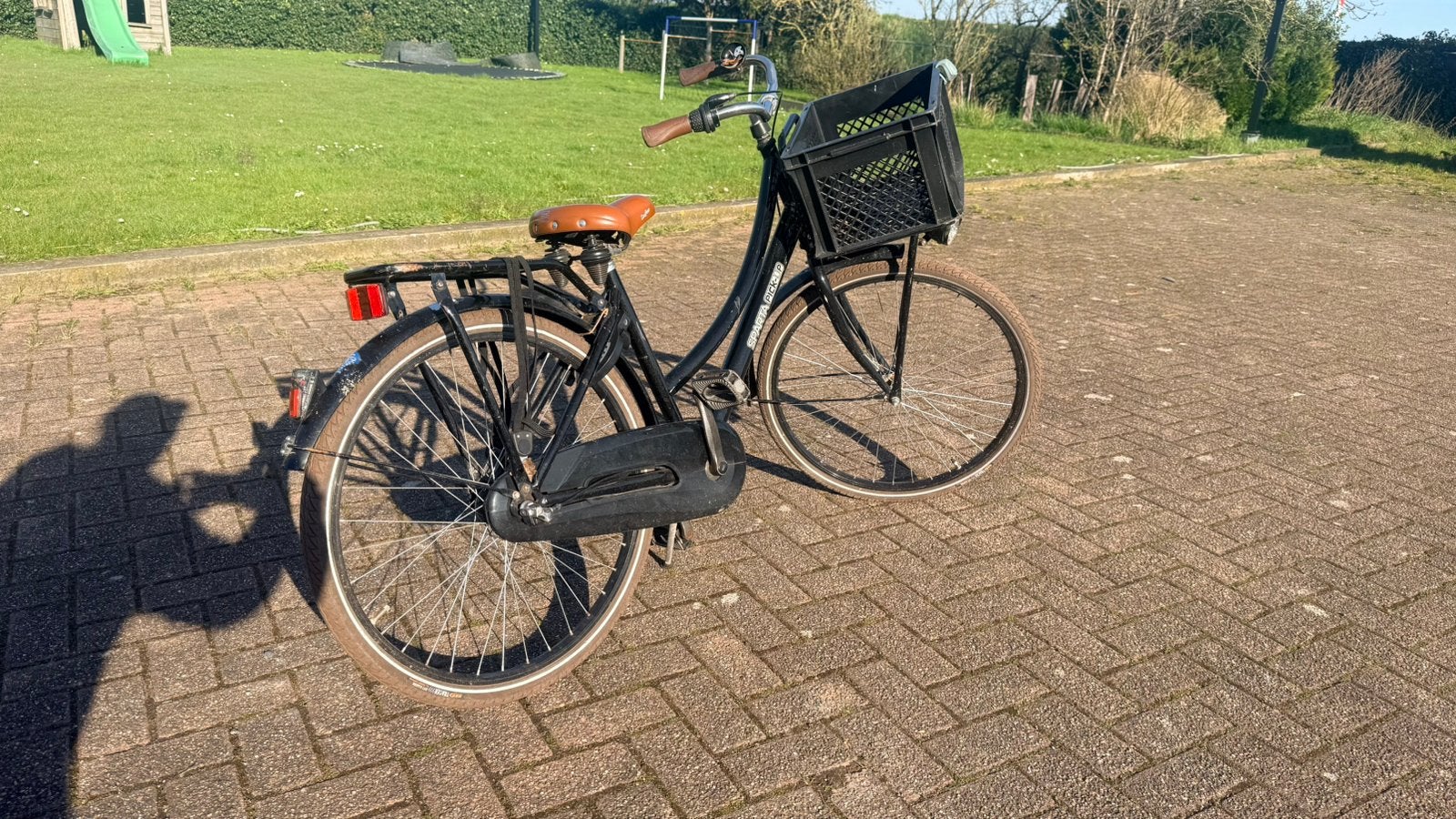 Sparta Pick-Up Kinderfiets 26 inch met krat, Ophalen, Gebruikt, Terugtraprem, 20 inch of meer