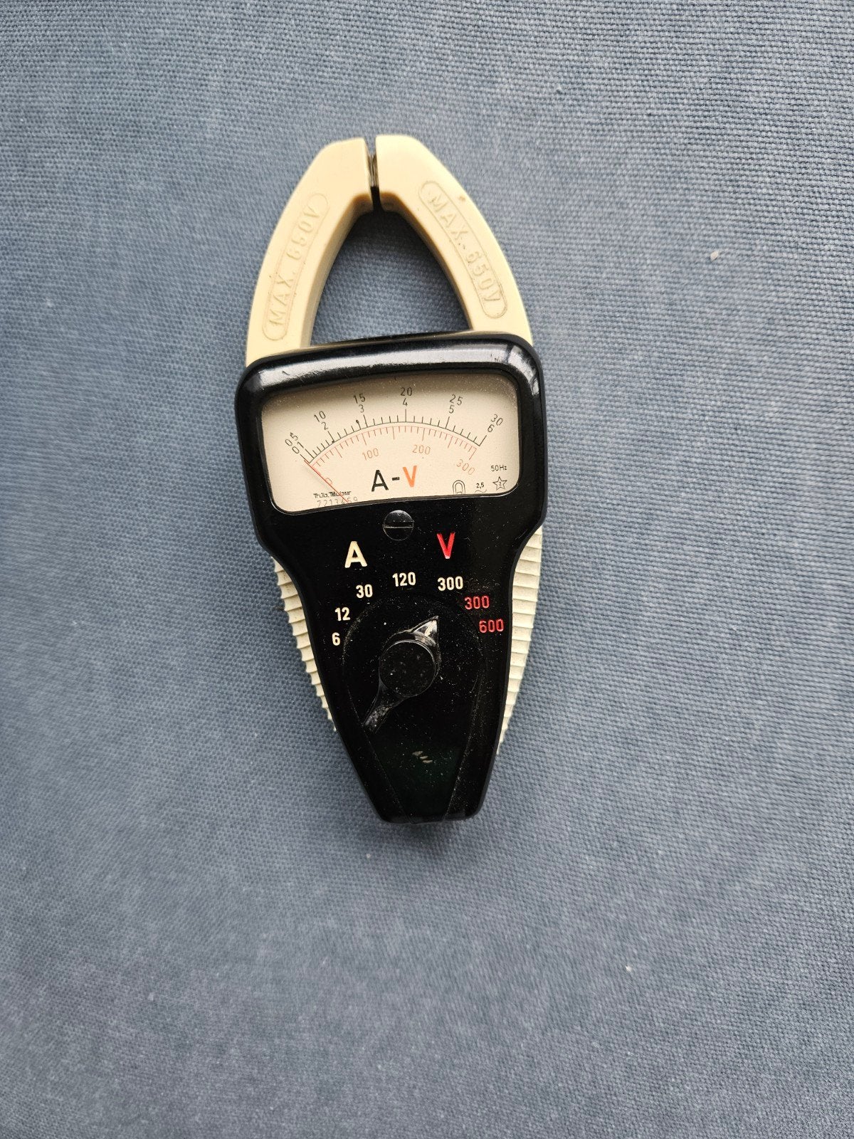 vintage voltmeter, Ophalen of Verzenden, Gebruikt