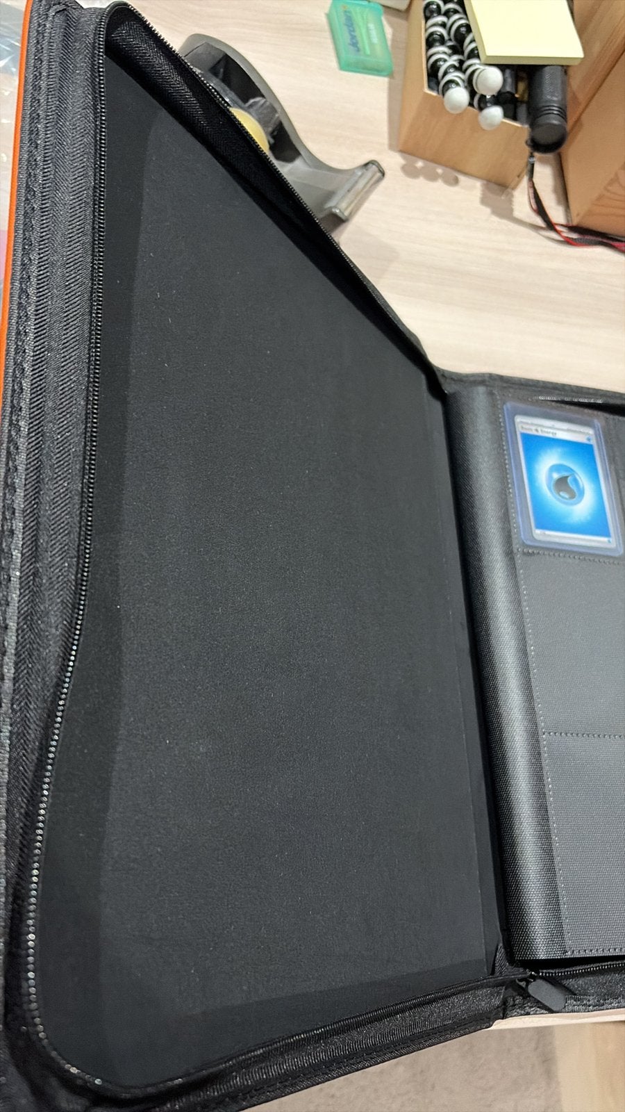Orange Premium 9-Pocket Toploader Binder – Zipper Album, Ophalen of Verzenden, Zo goed als nieuw