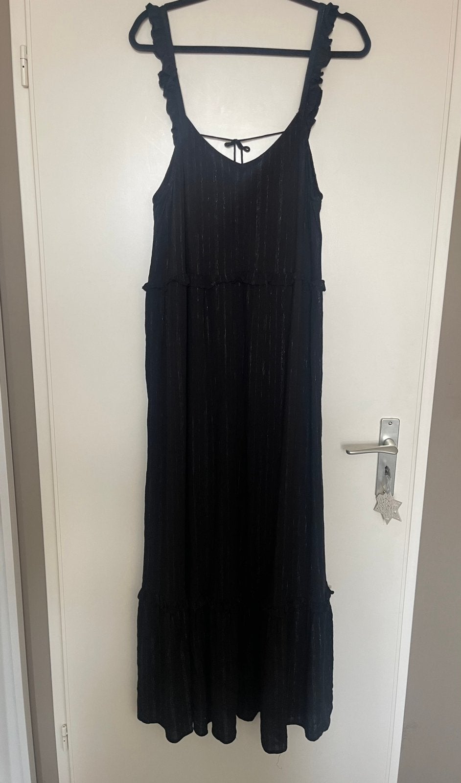 EKSEPT ( shoeby )  zwierige  maxi jurk XL, Zwart, Maat 46/48 (XL) of groter, Ophalen of Verzenden, Zo goed als nieuw