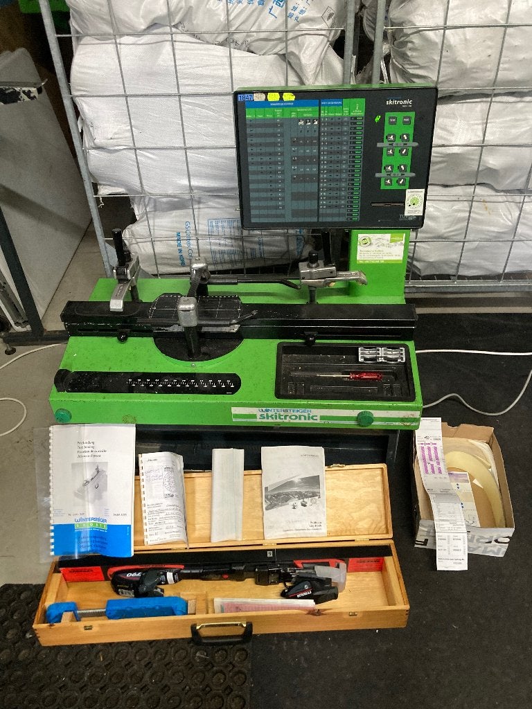 Wintersteiger Skitronic Binding tester + toebehoren 230V, Sport en Fitness, Overige merken, Gebruikt, Overige typen, Ophalen of Verzenden
