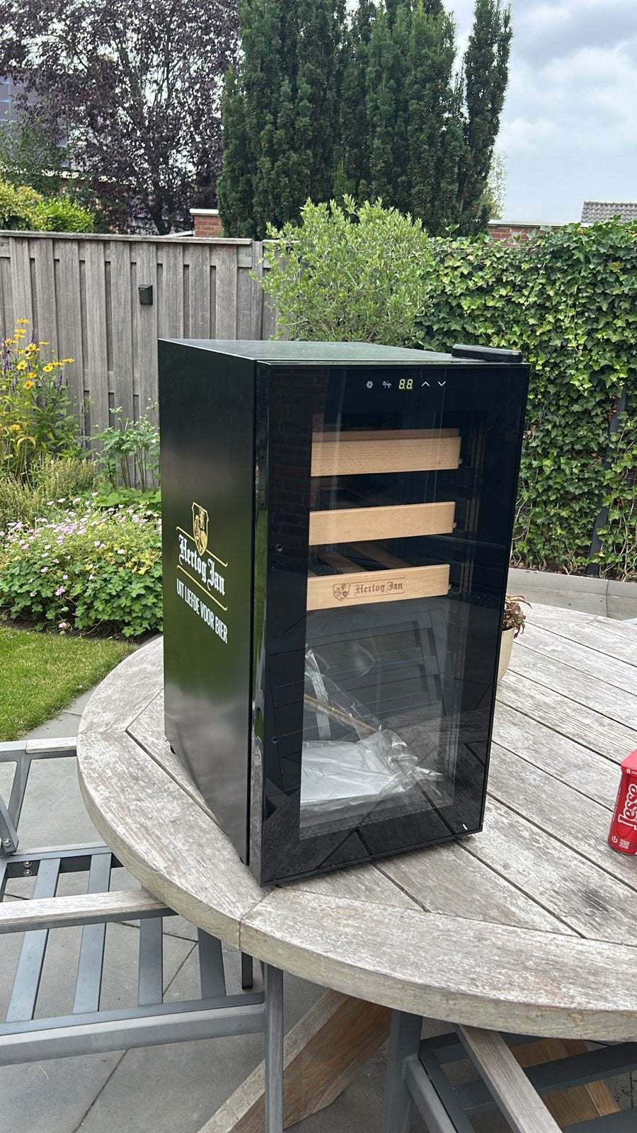 Hertog Jan Klimaatkast *Nieuw*, Zonder vriesvak, 75 tot 100 liter, Zo goed als nieuw, 45 tot 60 cm