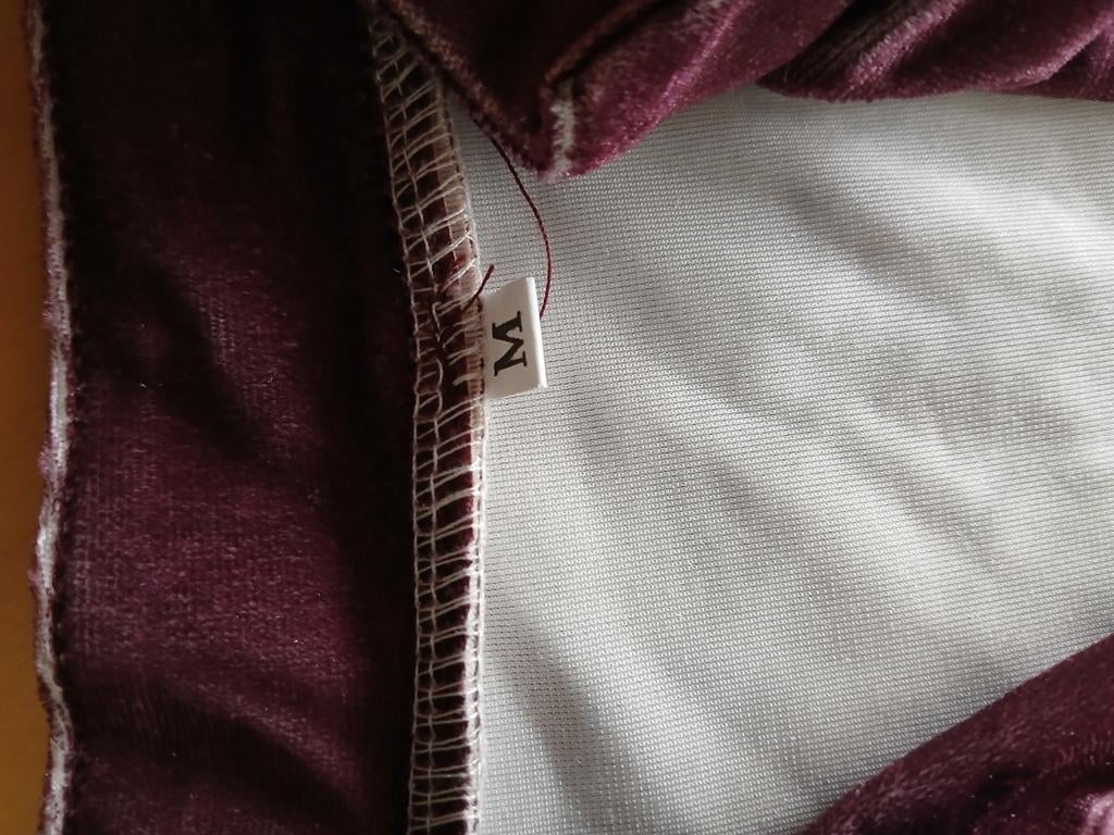 Bordeauxrood abaya met borduursel, Ophalen, Nieuw