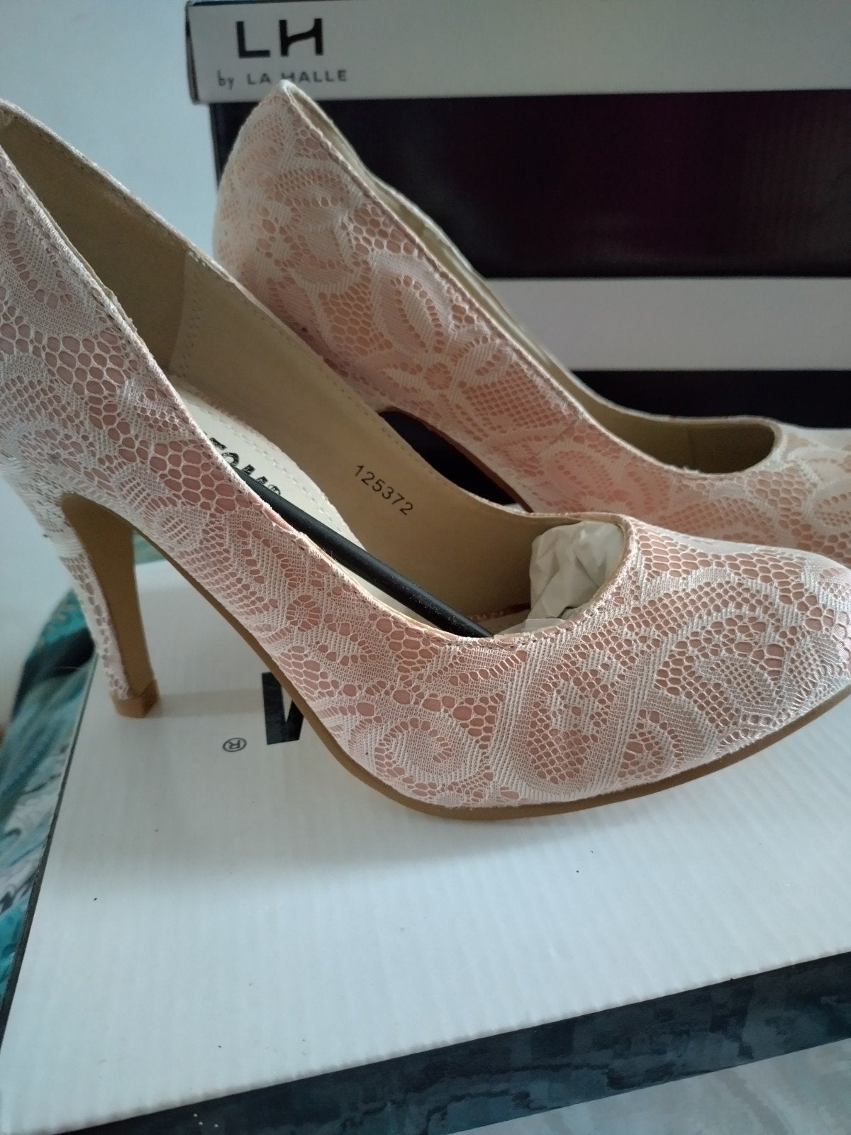 Roze Pumps met Kant Maat 39, Ophalen of Verzenden, Nieuw, Roze