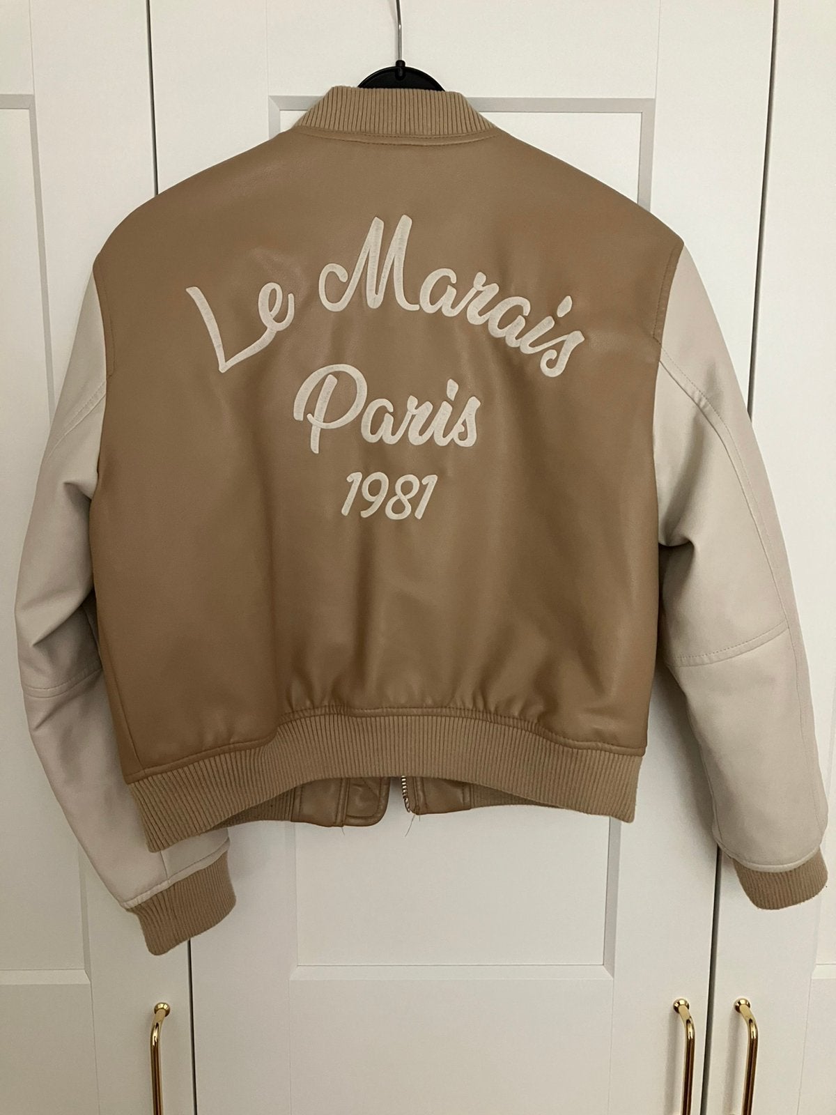 Bomber baseball jas jack Stradivarius mt XS, Ophalen of Verzenden, Zo goed als nieuw, Maat 34 (XS) of kleiner