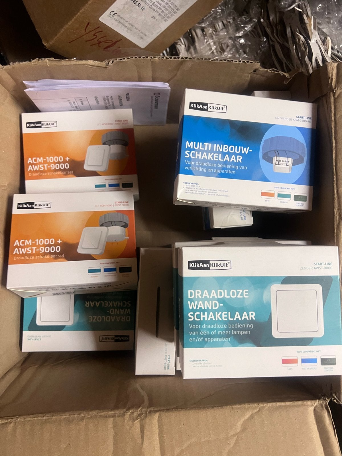 KliKaanKliKuit Draadloze Schakelaars en Inbouwschakelaars, Doe-het-zelf en Verbouw, Elektra en Kabels, Ophalen of Verzenden, Nieuw