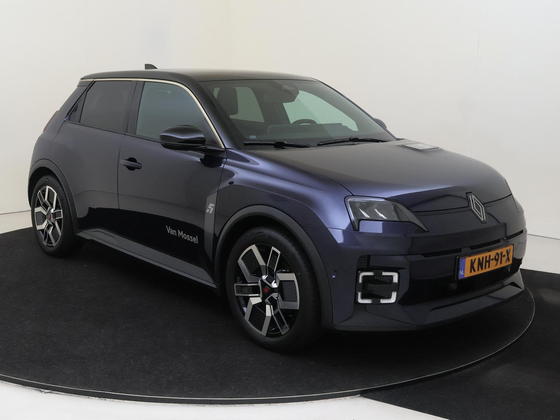 Renault 5 comfort range techno 52 kWh | Harman kardon audio, Auto's, Stof, Blauw, 500 kg, Te koop