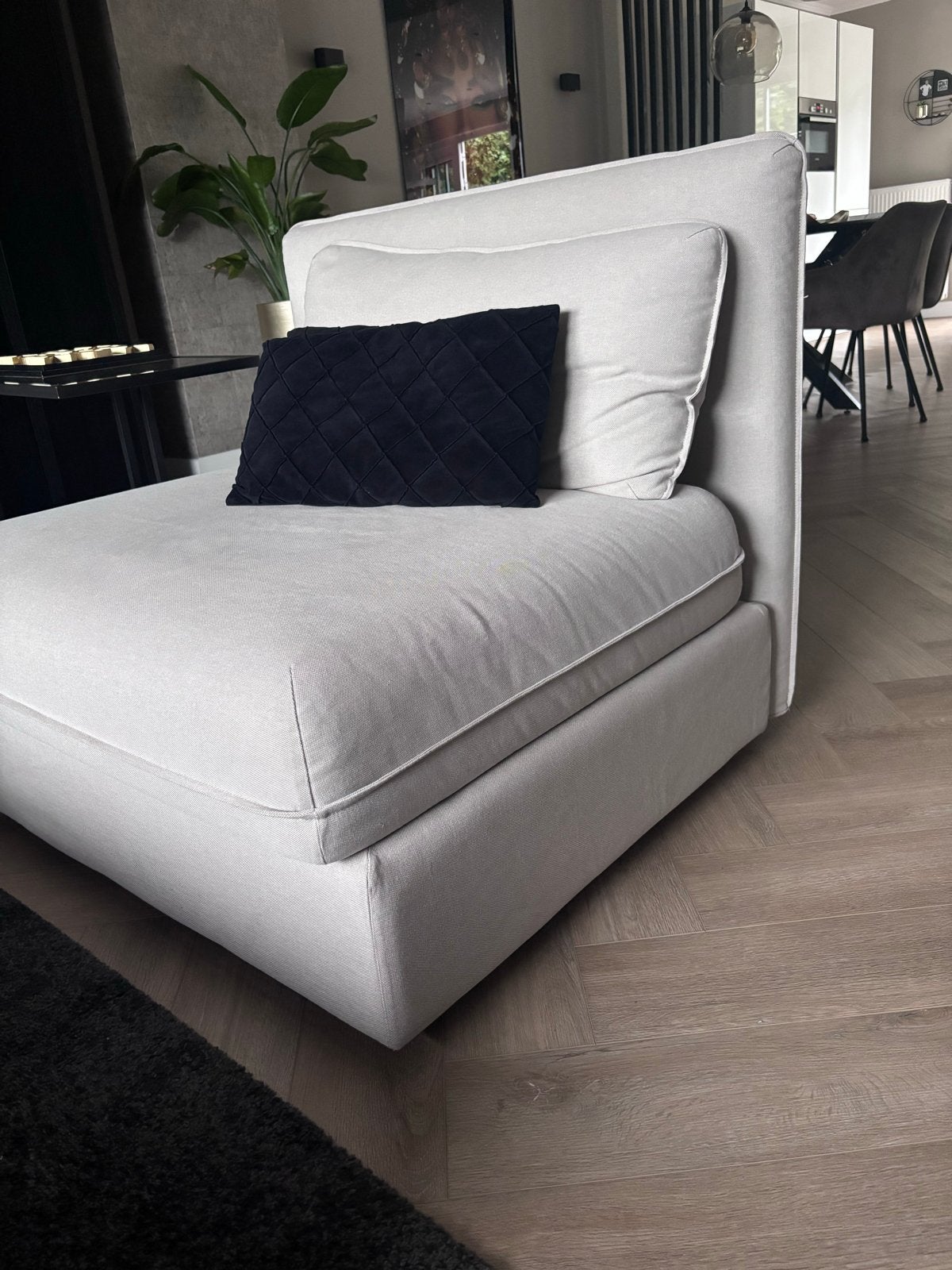 Ikea Vallentuna fauteuil,, Ophalen, Zo goed als nieuw, Stof, 75 tot 100 cm