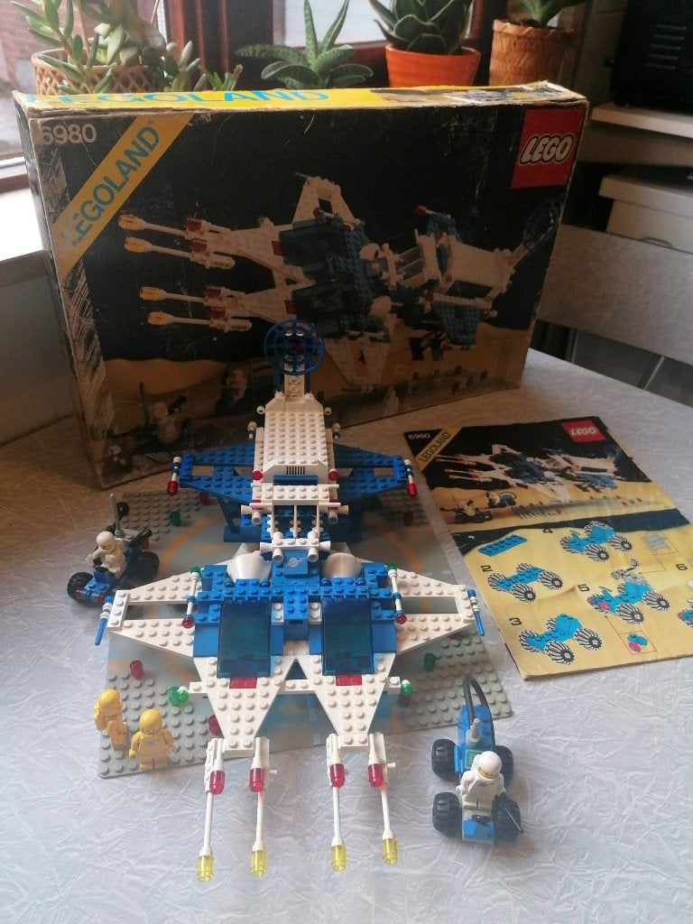 Lego Classic Space ruimtevaart 6980 Galaxy Commander + doos, Gebruikt, Lego, Ophalen of Verzenden, LEGOLAND