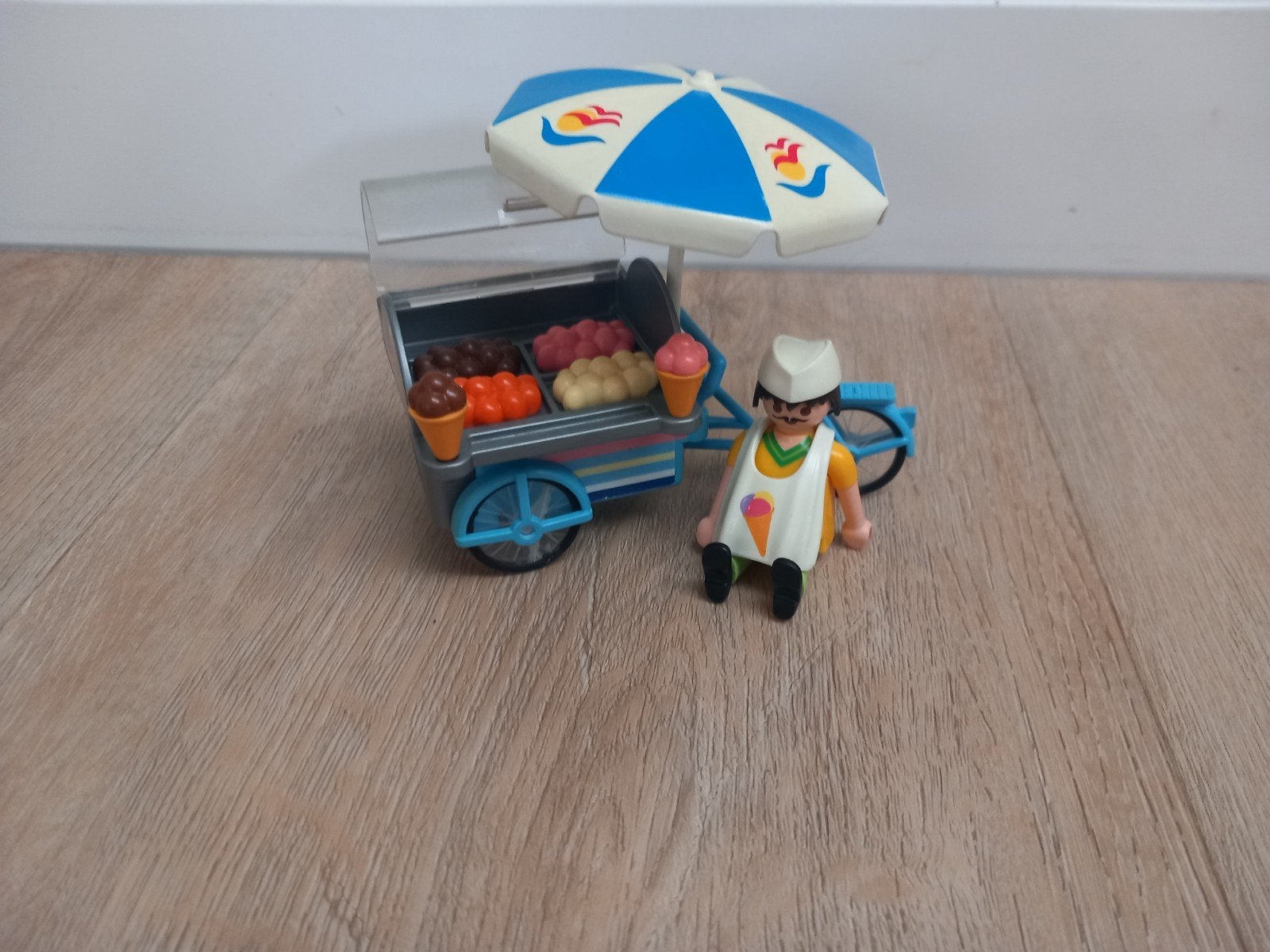 7492 Ijscofiets Playmobil, Ophalen, Gebruikt, Complete set, Overige typen