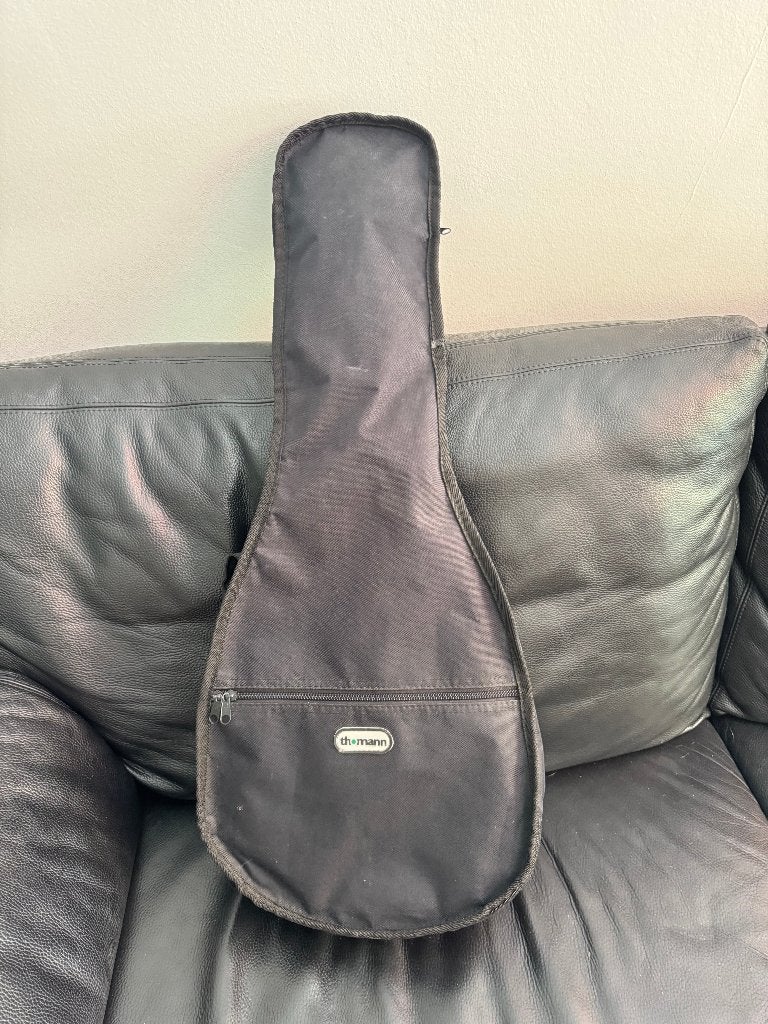 Akoestische basgitaar linkshandig, Muziek en Instrumenten, Snaarinstrumenten | Gitaren | Bas, Gebruikt, Akoestisch, Ophalen