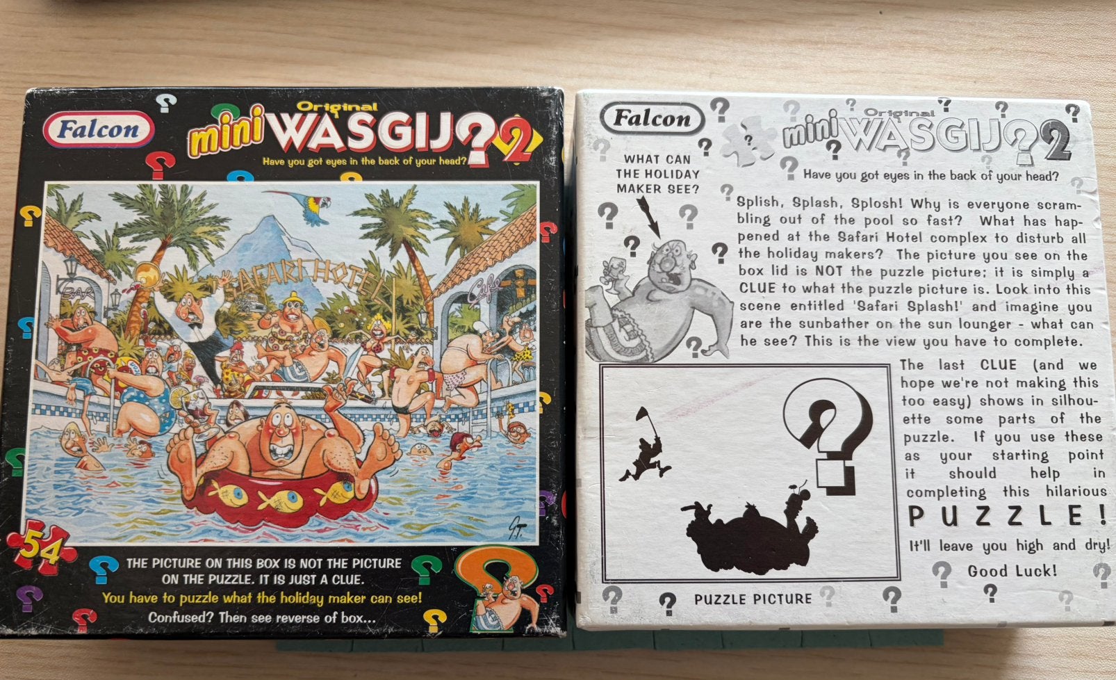 Wasgij original mini 2, Ophalen of Verzenden, Minder dan 500 stukjes, Zo goed als nieuw, Legpuzzel